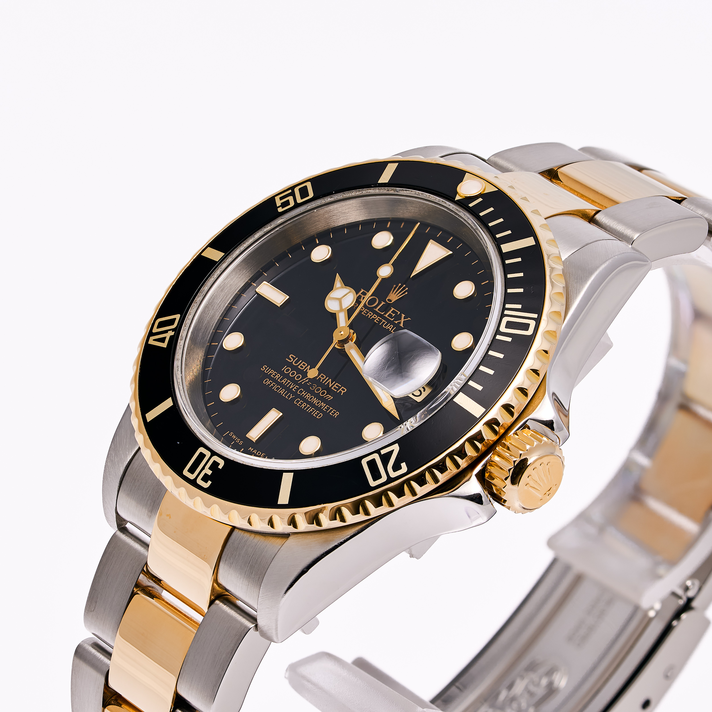 Submariner Date 40 Stahl/Gold Schwarz