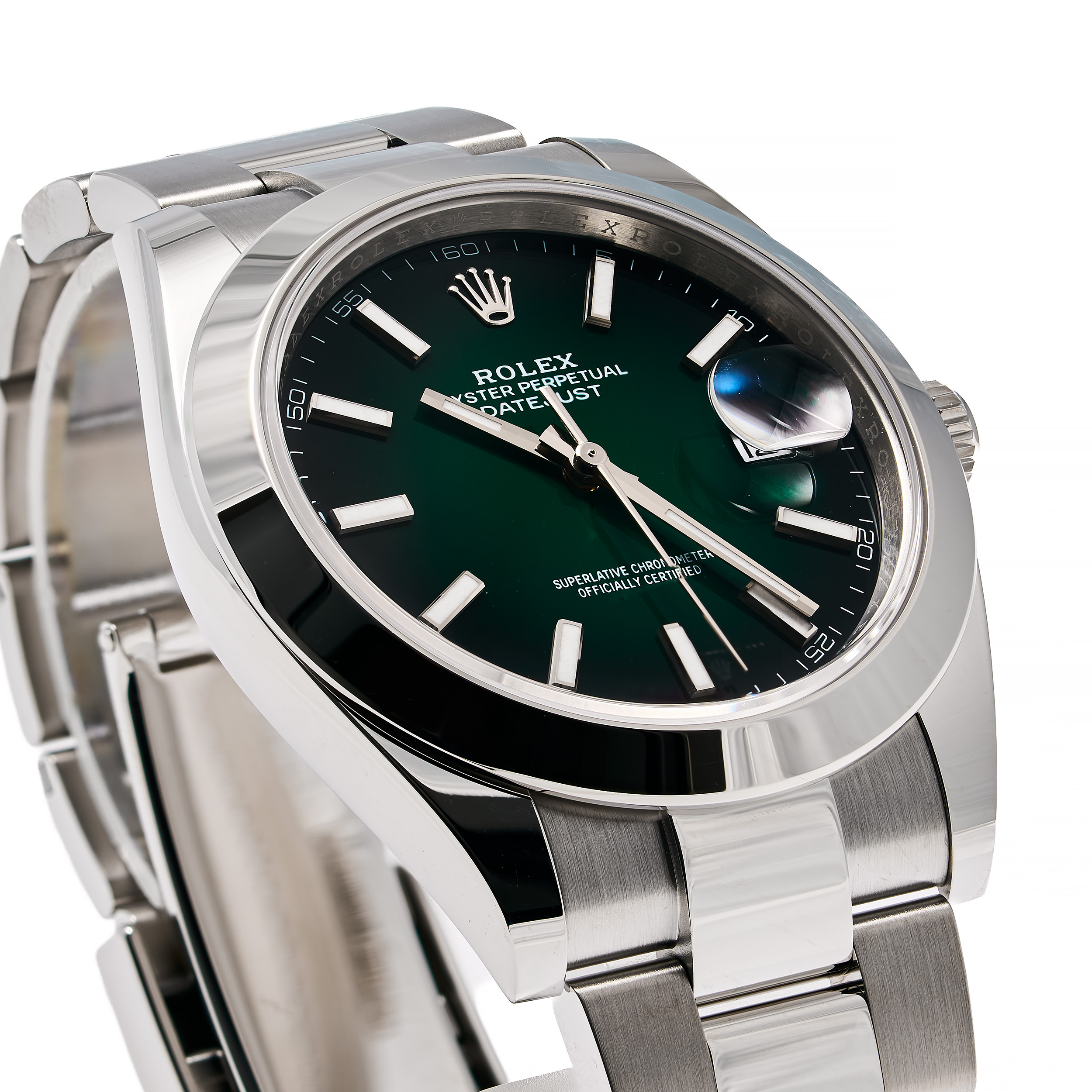 Datejust 41 Ombre Grün