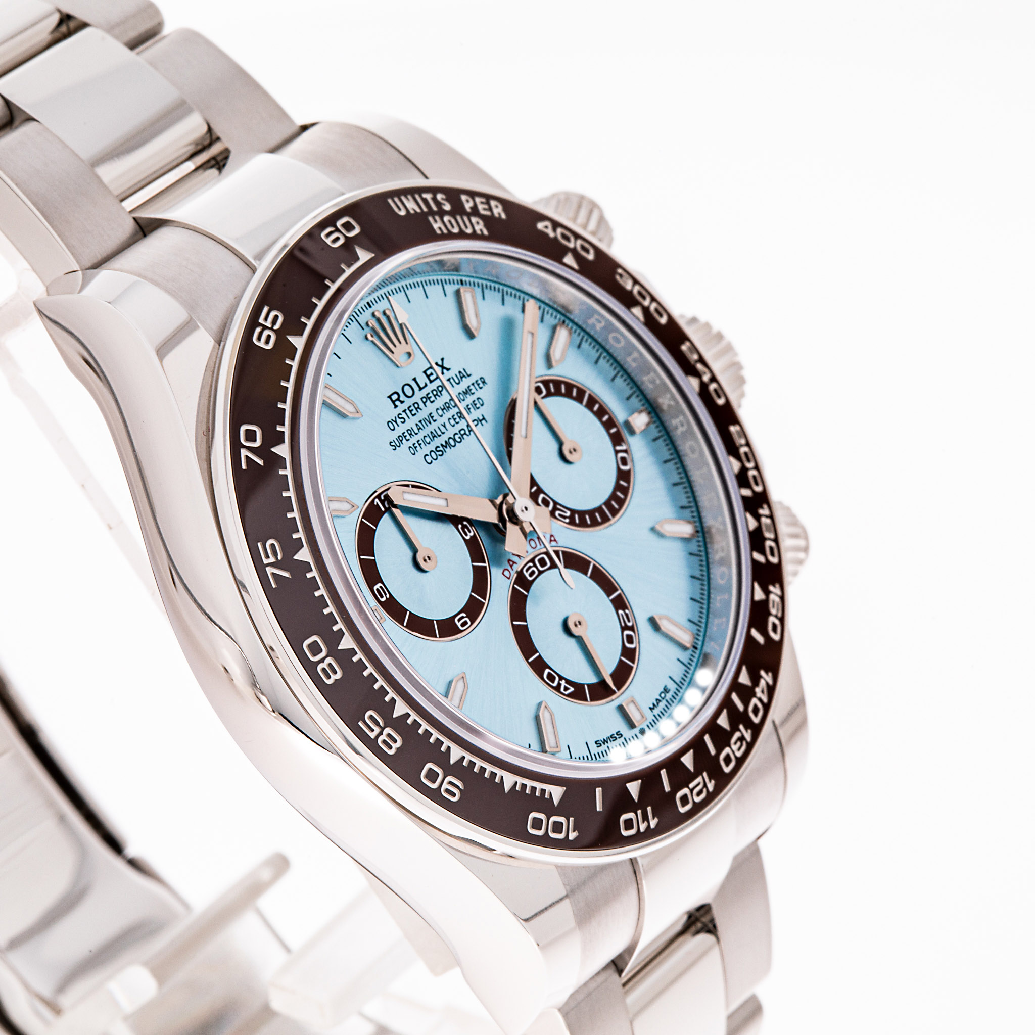 Daytona Platin Ice Blau 40