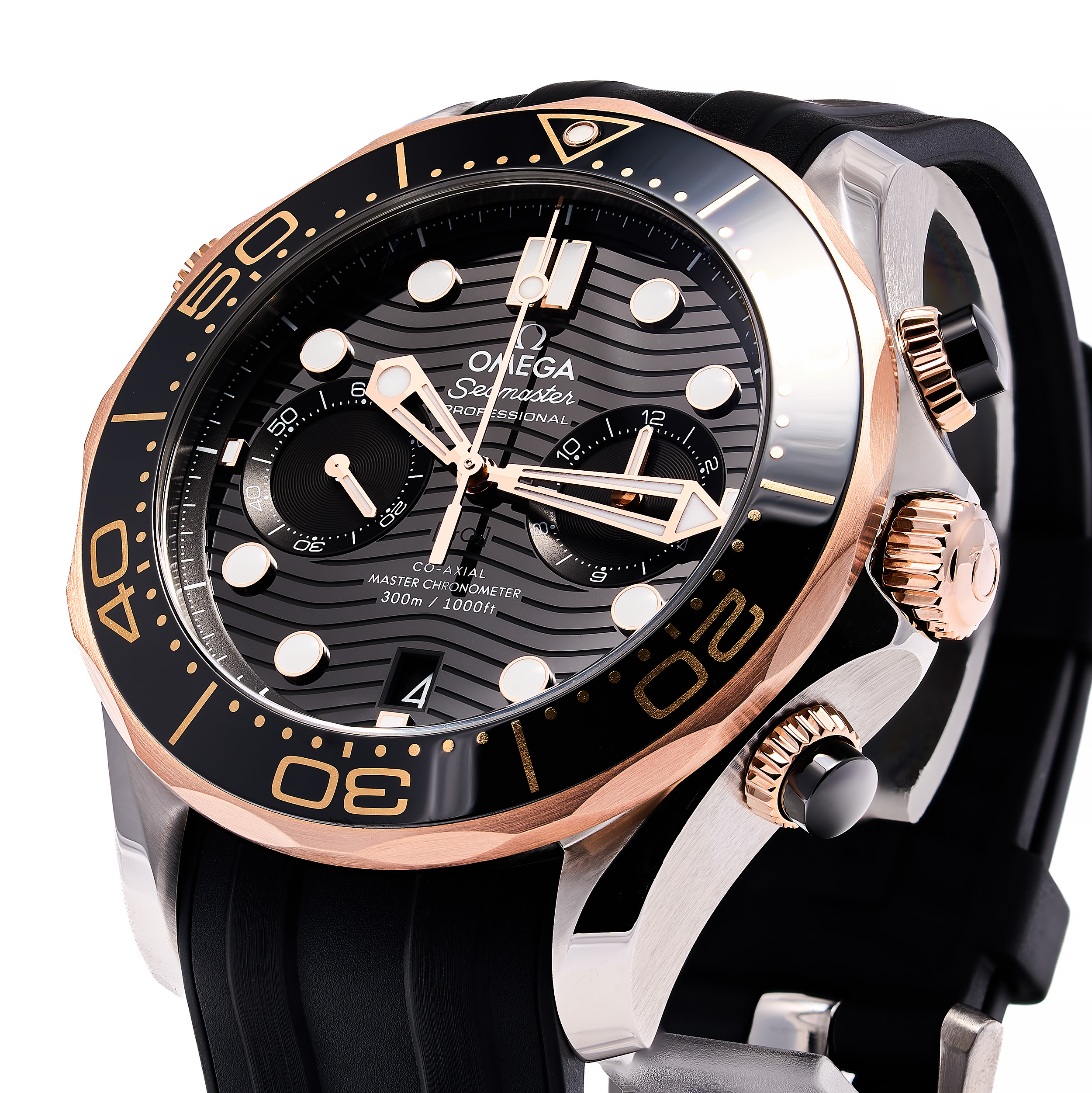 Seamaster Chrono Stahl/Roségold 44