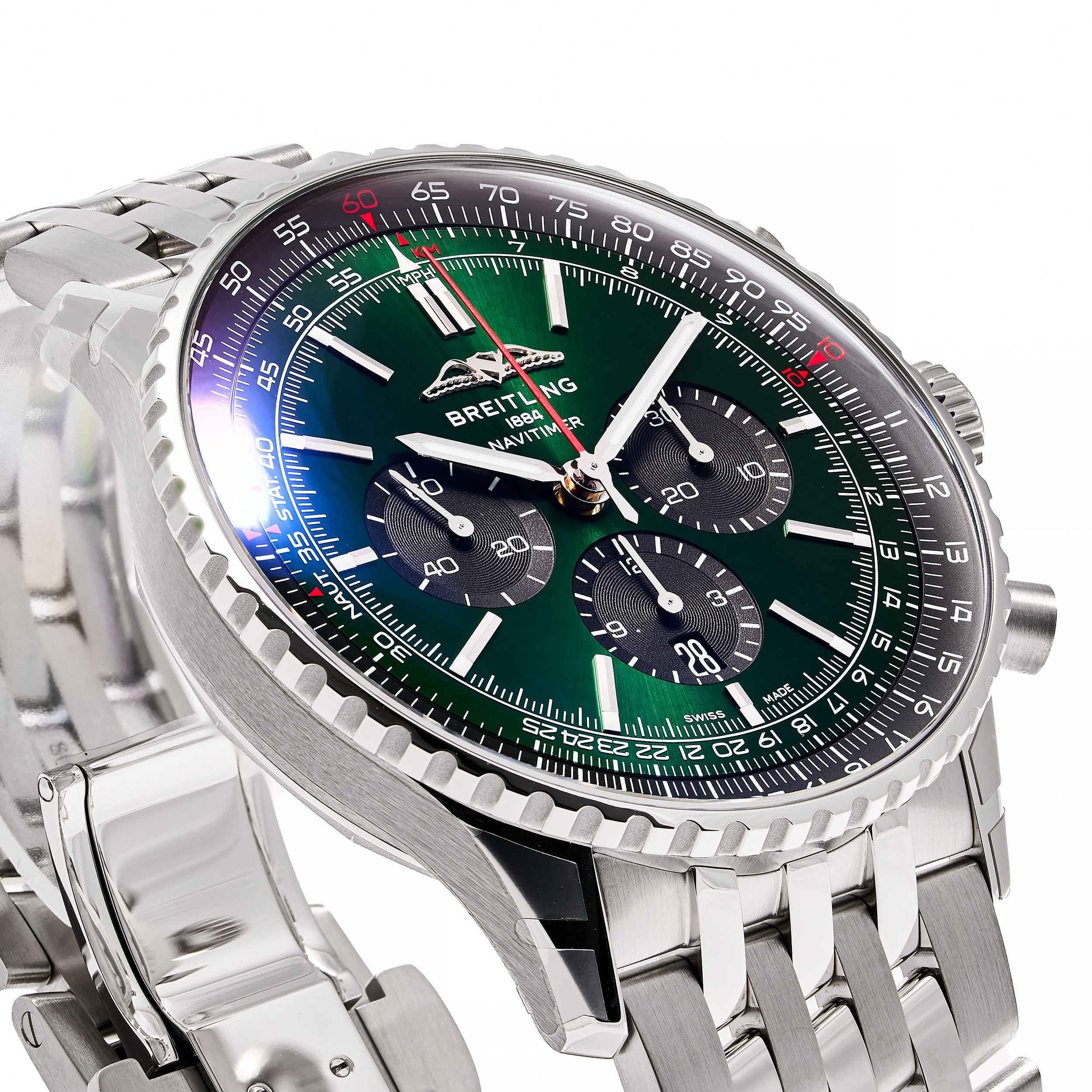 Navitimer 1 B01 Chrono 46 Grün