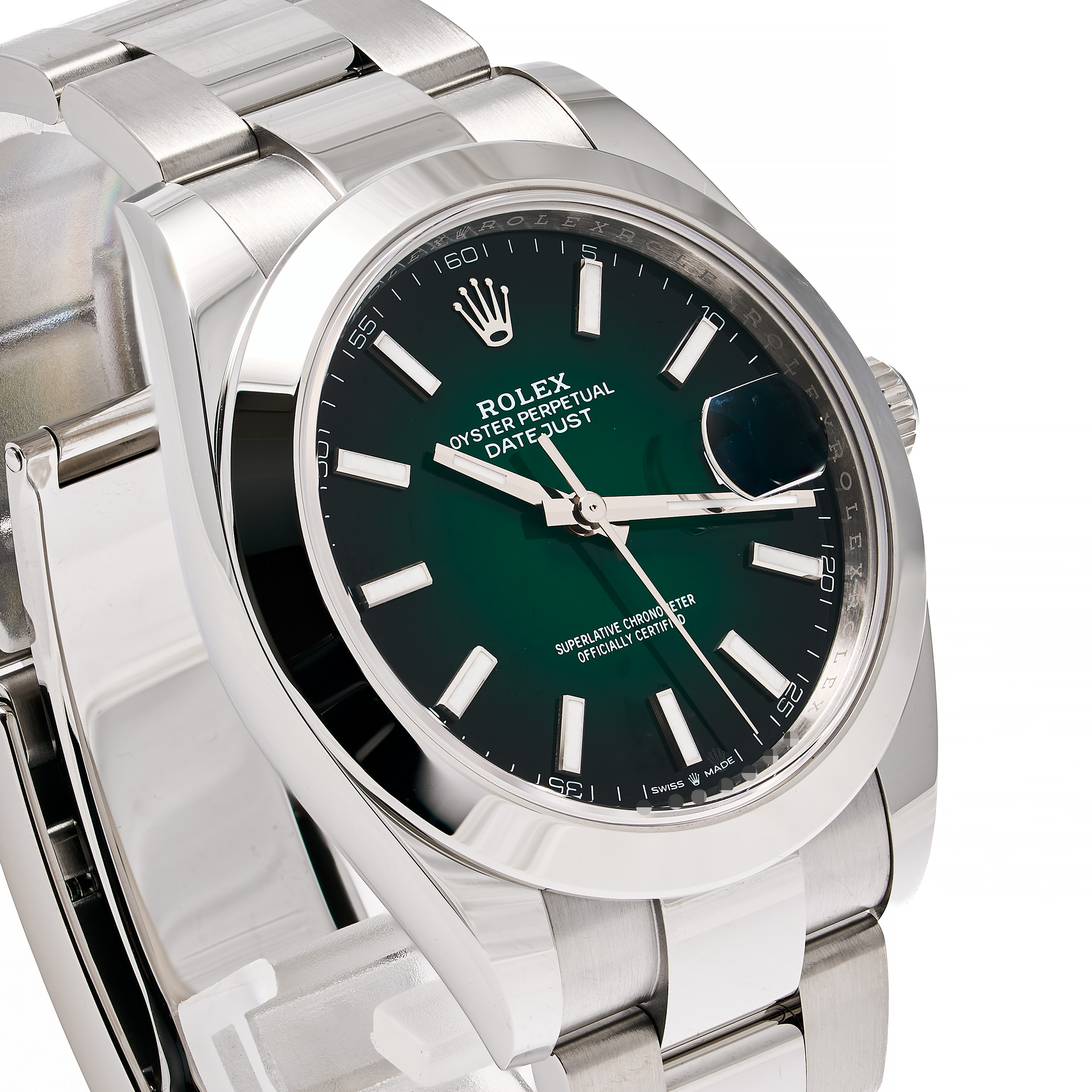 Datejust 41 Ombre Grün