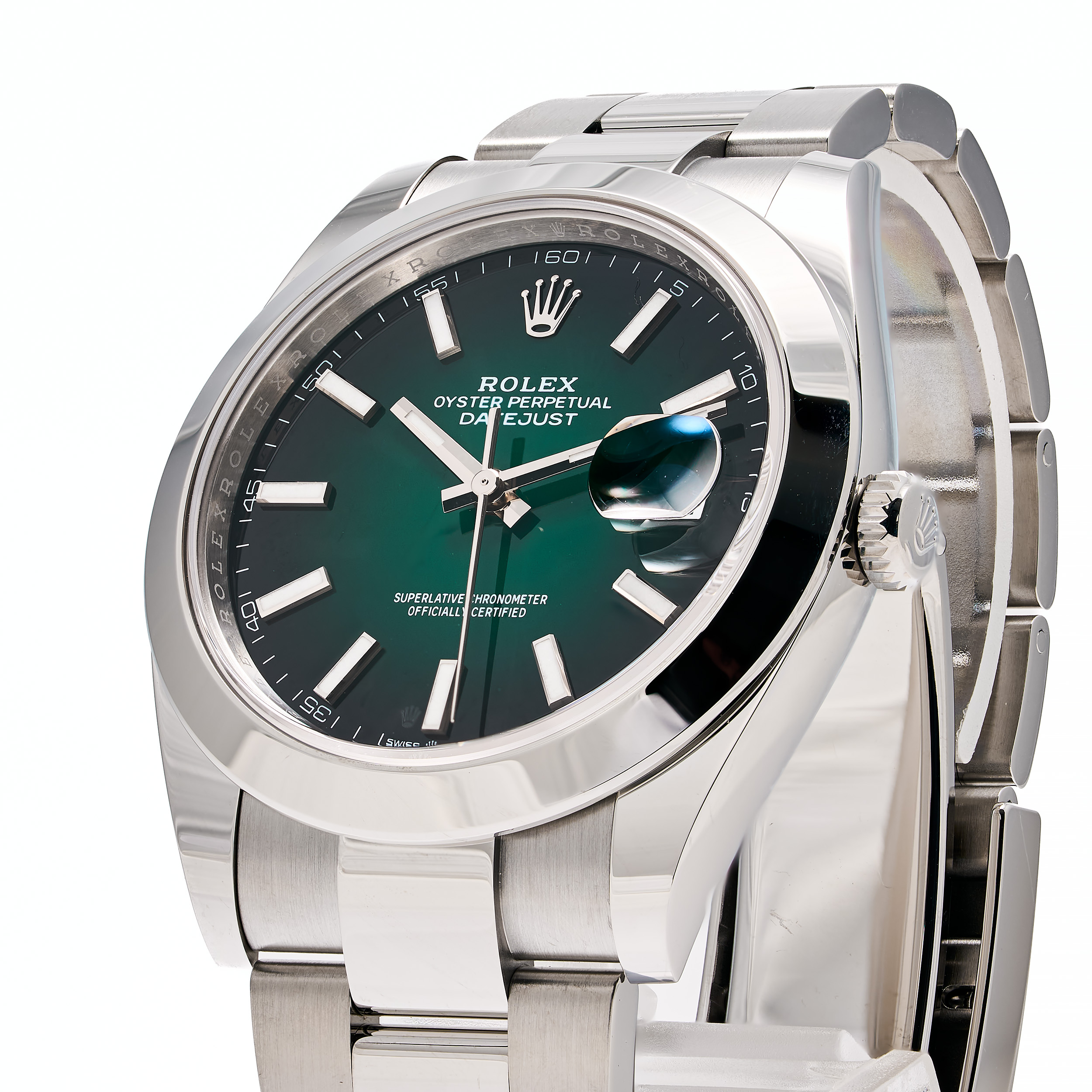 Datejust 41 Ombre Grün