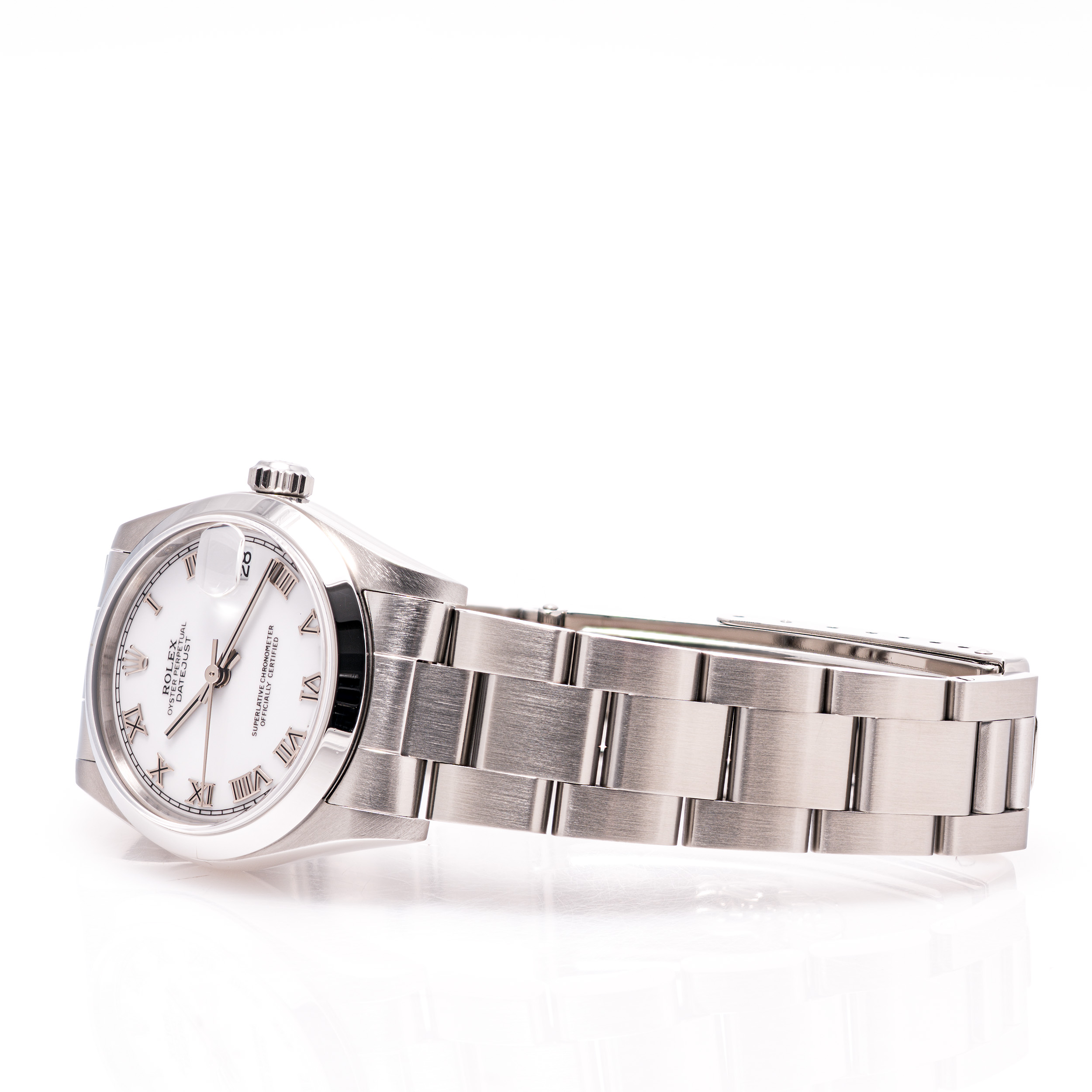 Datejust 31 Weiß Römisch