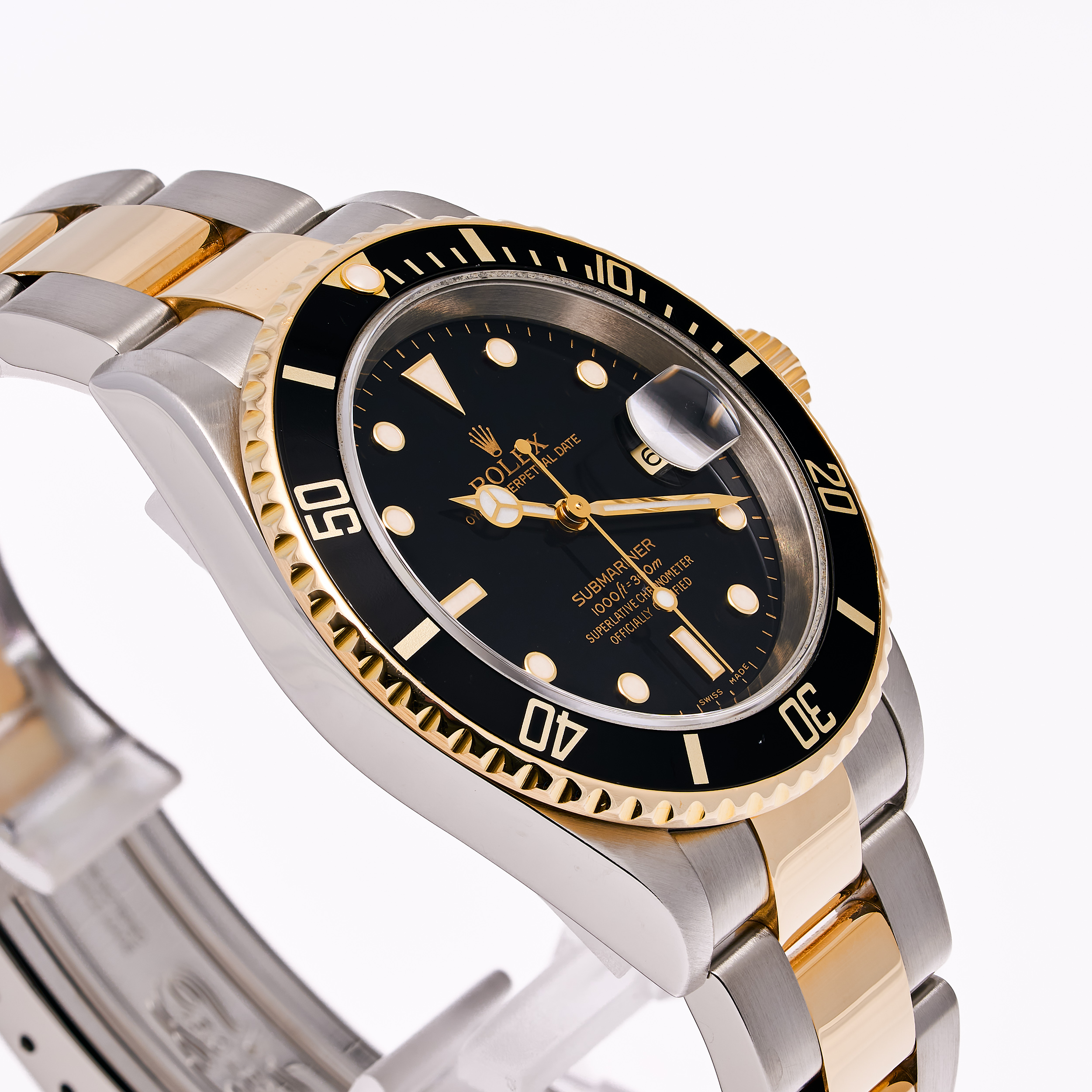 Submariner Date 40 Stahl/Gold Schwarz