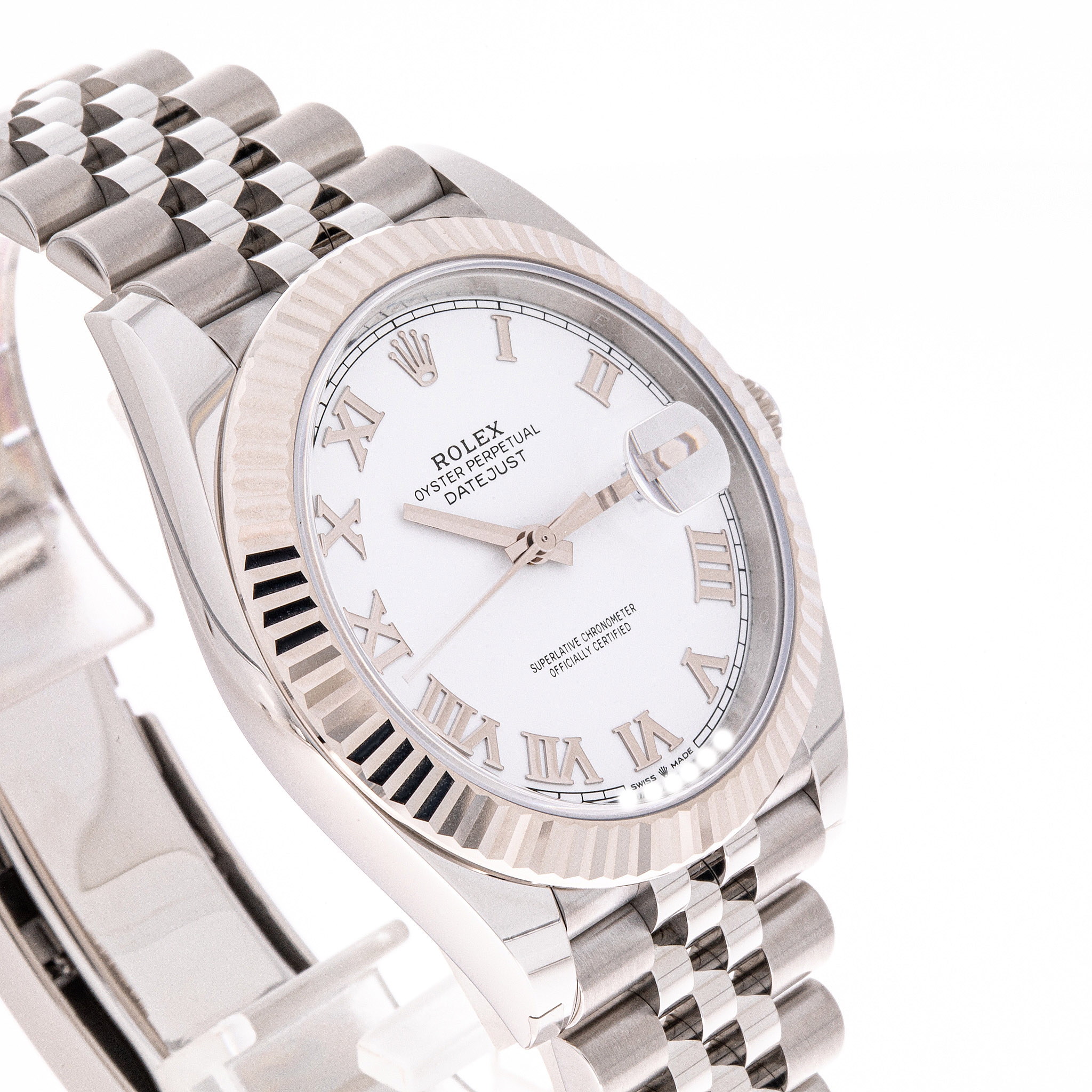 Datejust 41 Weiß Römisch Jubilee