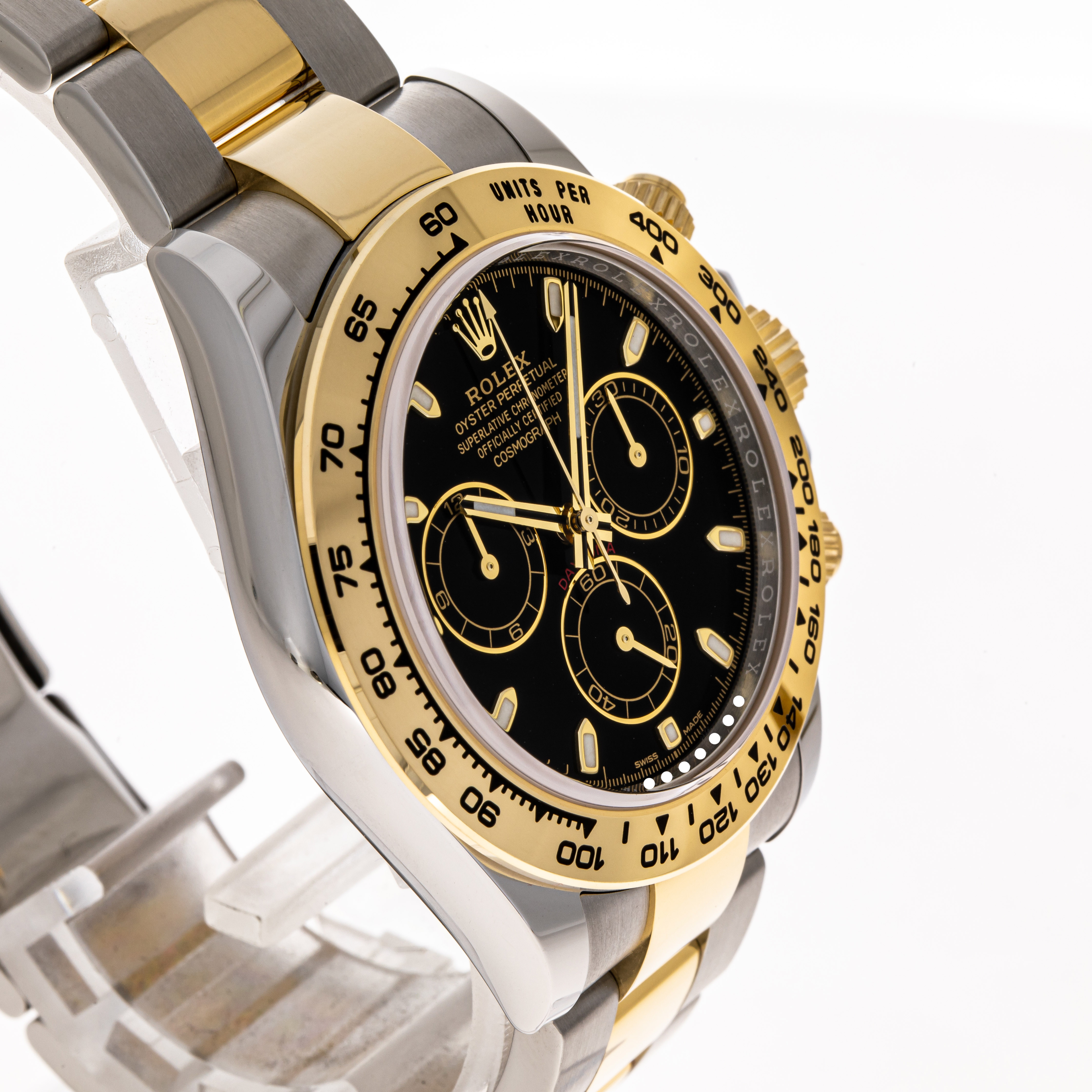 Daytona Stahl Gold Schwarz