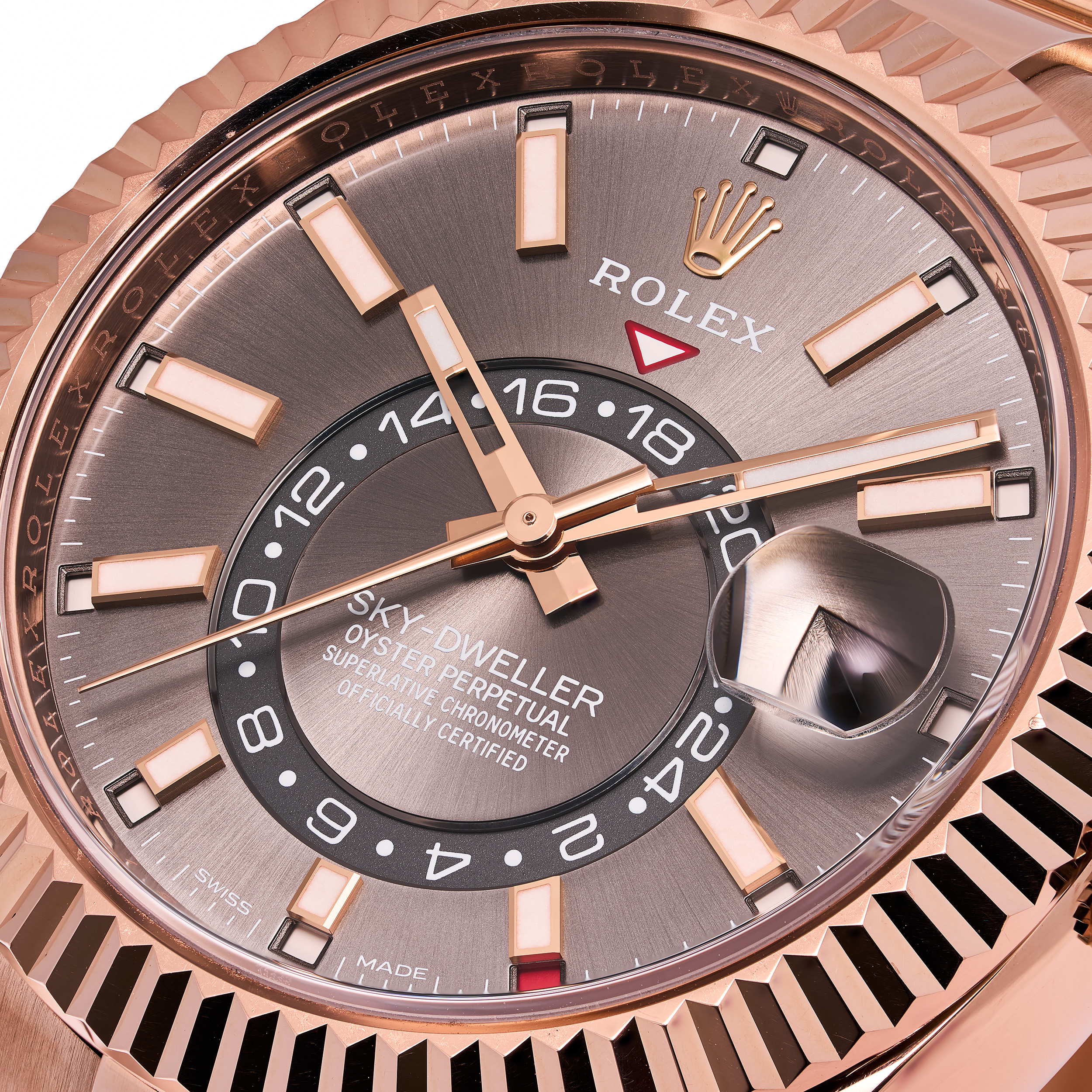 Sky-Dweller Rosegold 42 Grau