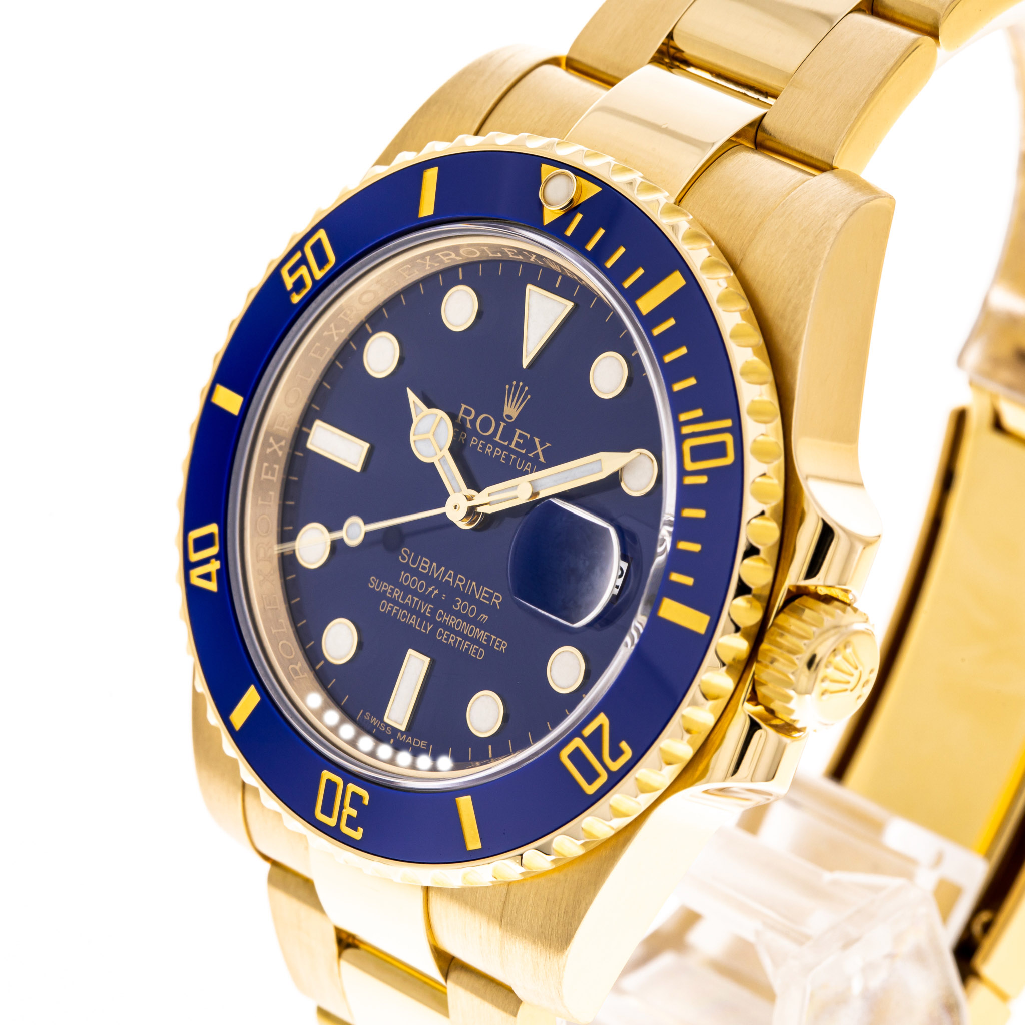 Submariner Date 40 Gelbgold Bluesy