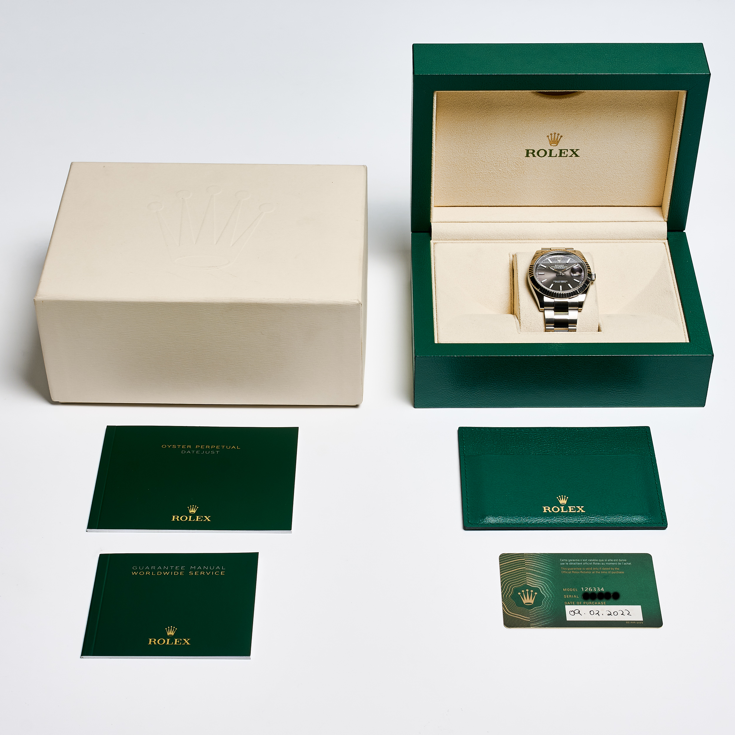 Datejust 41 Rhodium Oyster
