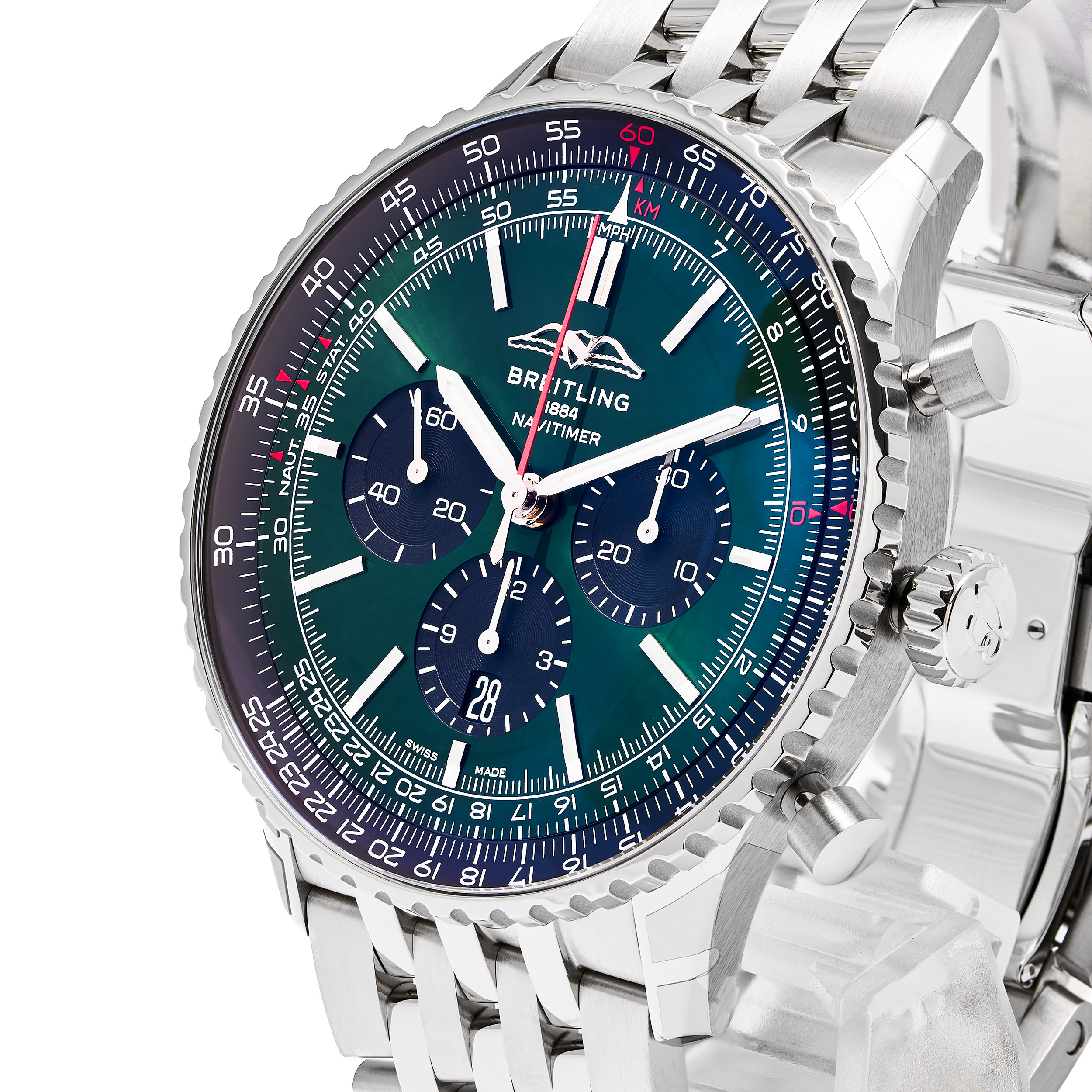 Navitimer 1 B01 Chrono 46 Grün