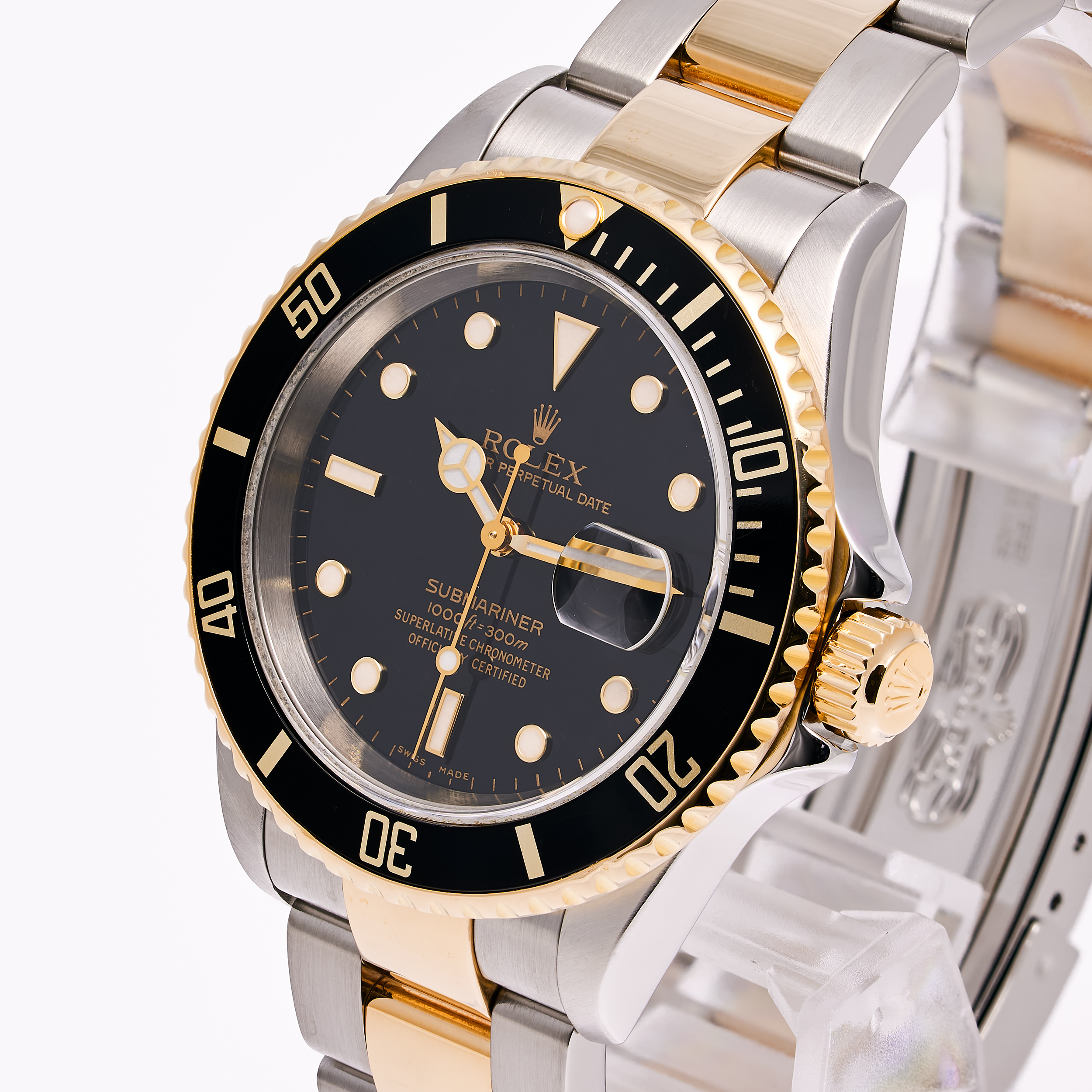 Submariner Date 40 Stahl/Gold Schwarz