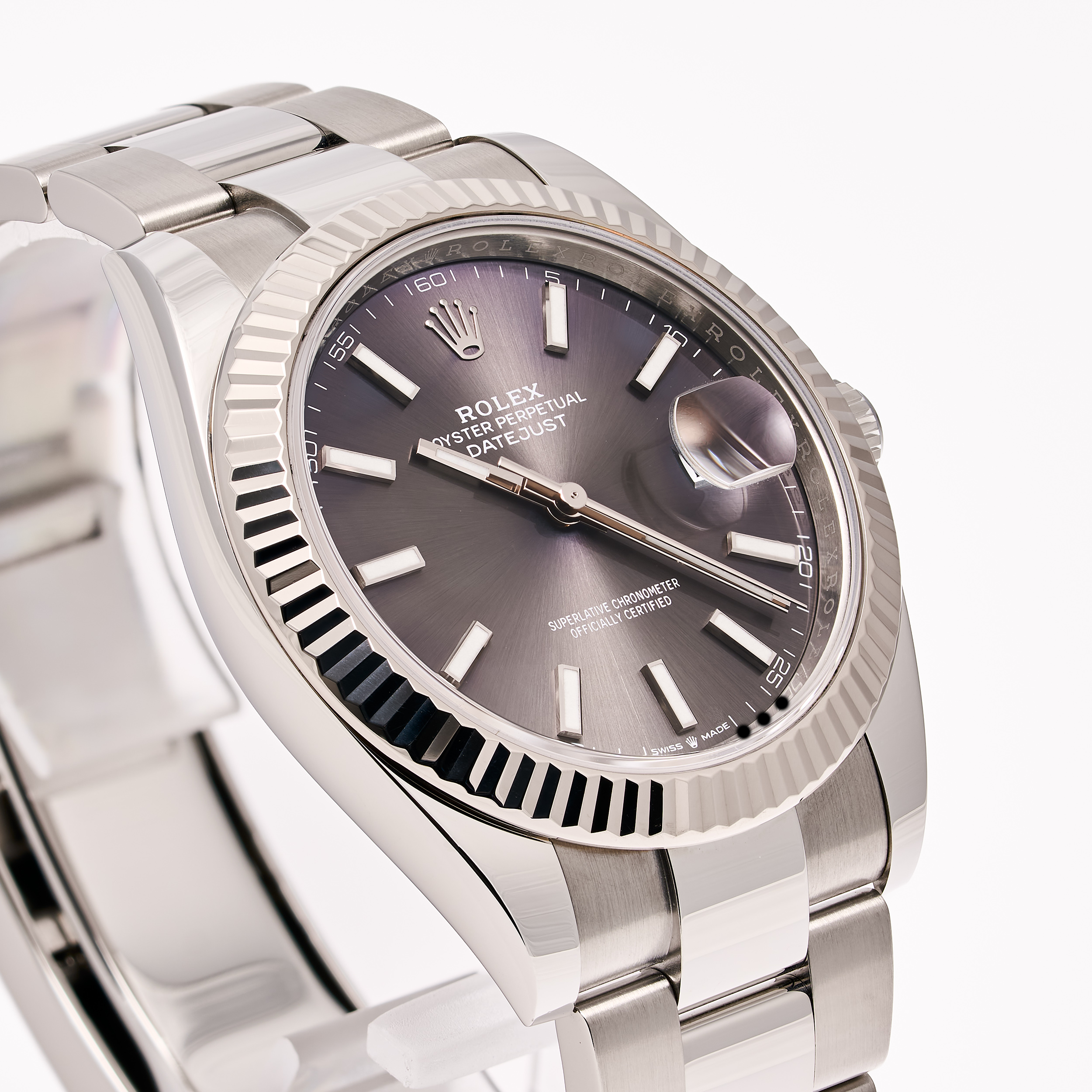 Datejust 41 Rhodium Oyster