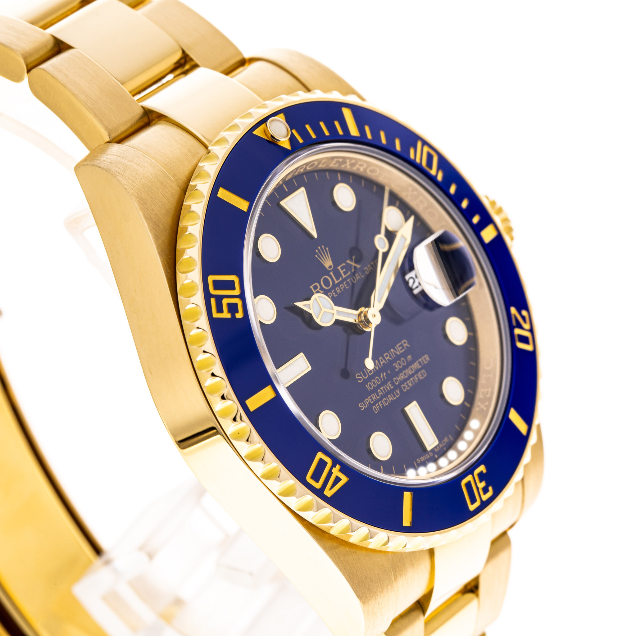 Submariner Date 40 Gelbgold Bluesy