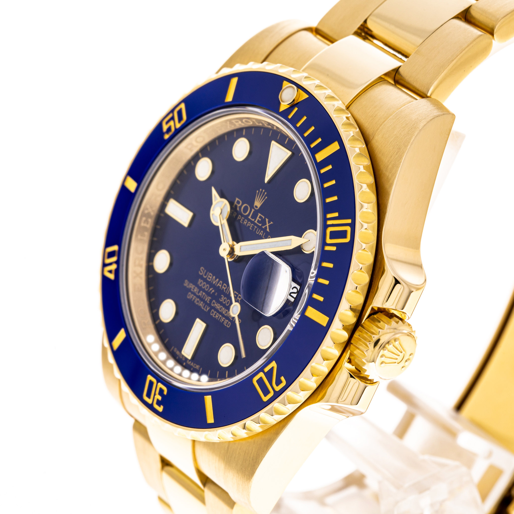 Submariner Date 40 Gelbgold Bluesy