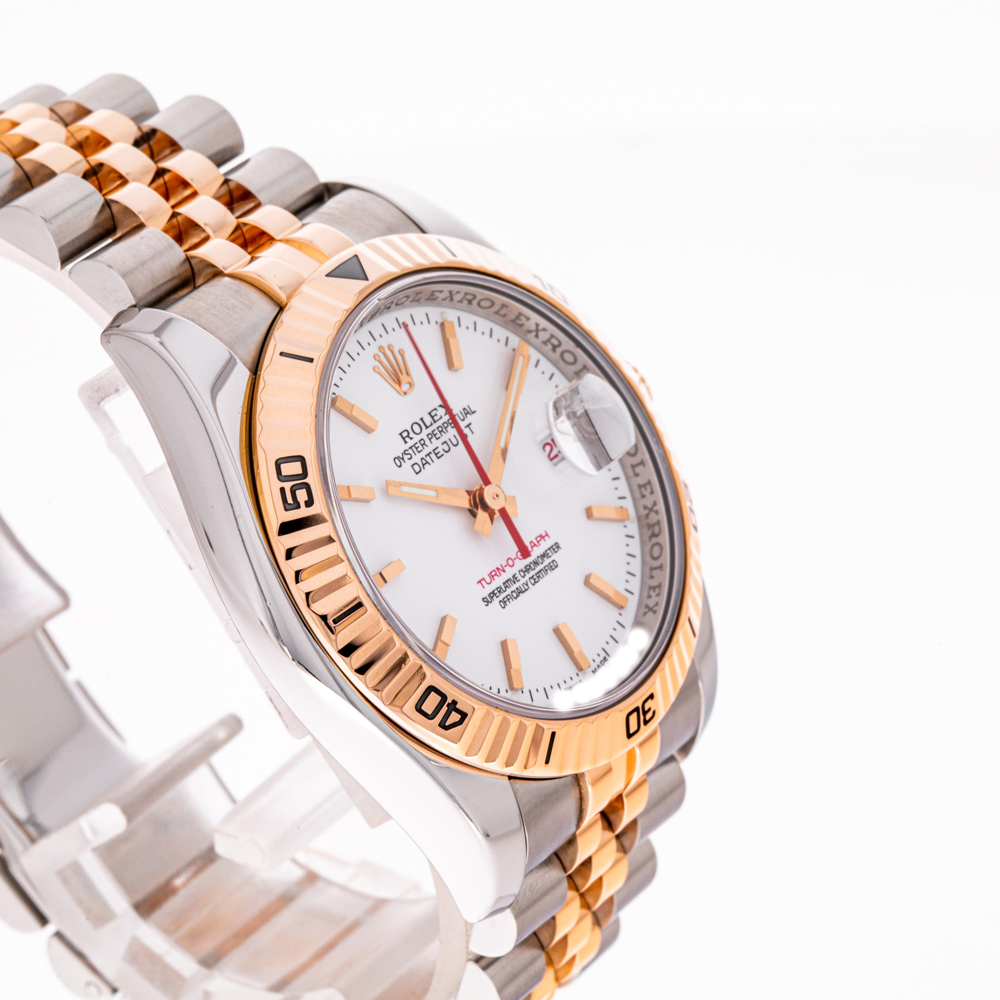 Datejust Turn-O-Graph 36 Weiß