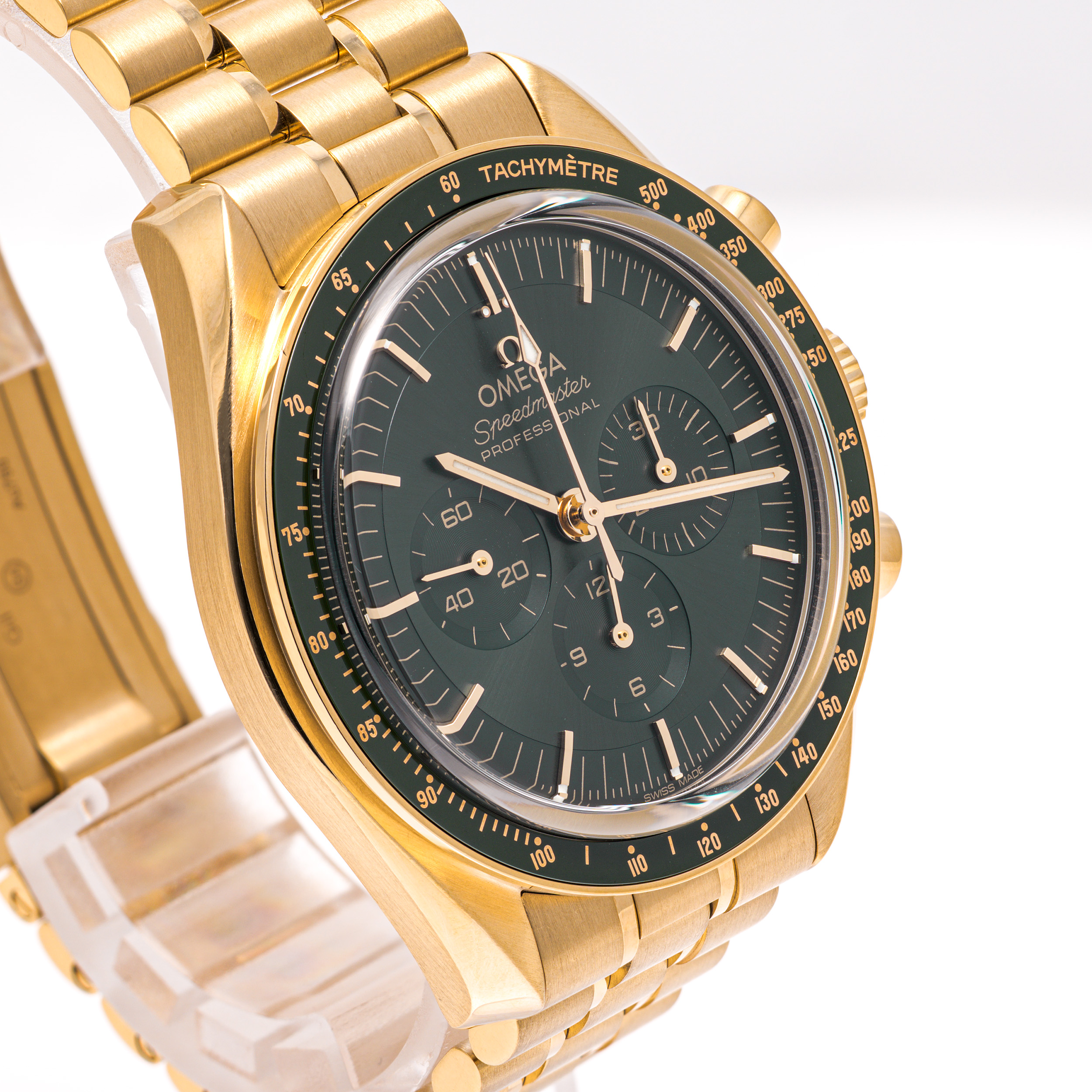 Speedmaster Moonwatch Gelbgold 42