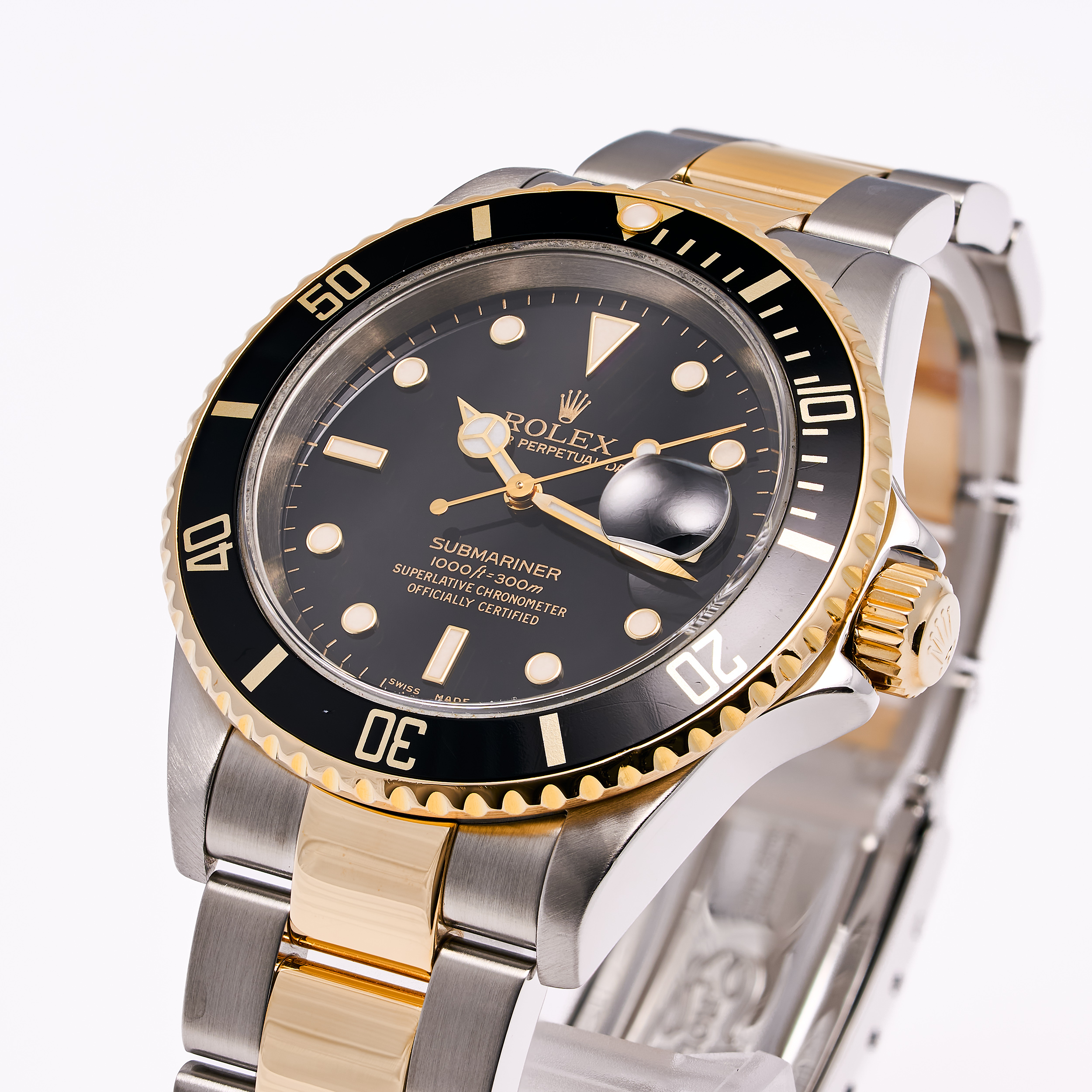 Submariner Date 40 Stahl/Gold Schwarz