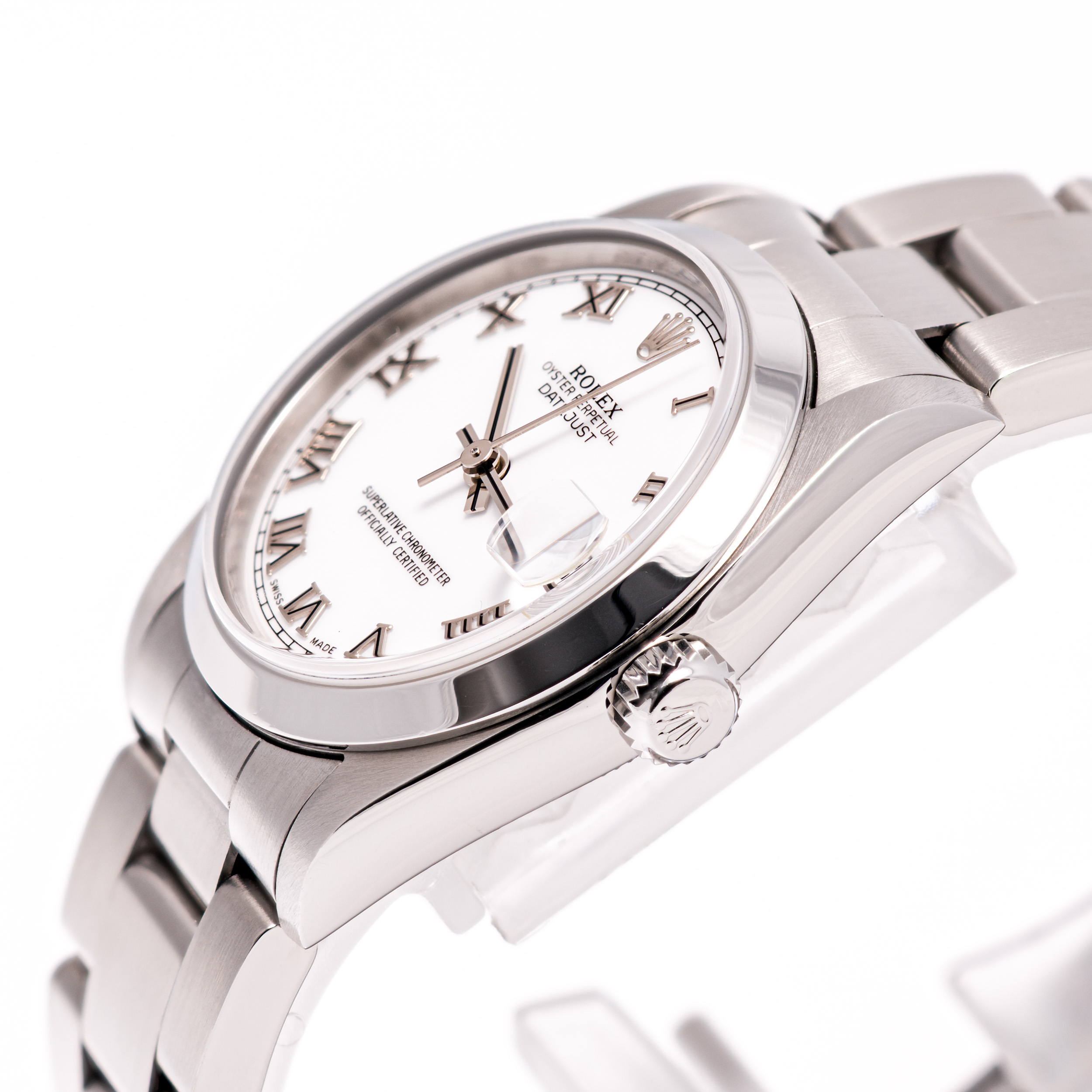 Datejust 31 Weiß Römisch