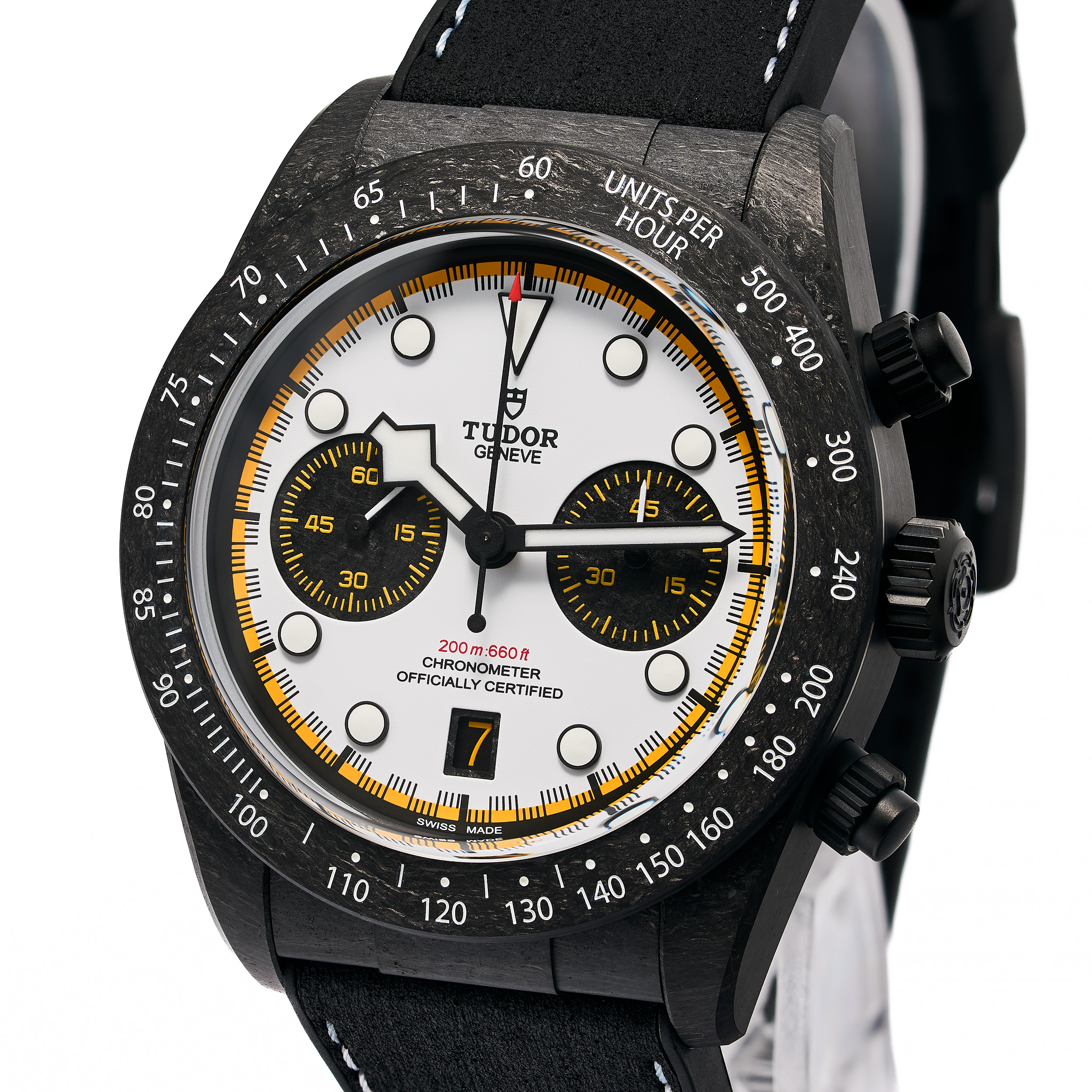 Black Bay Chrono Carbon Limited Weiß