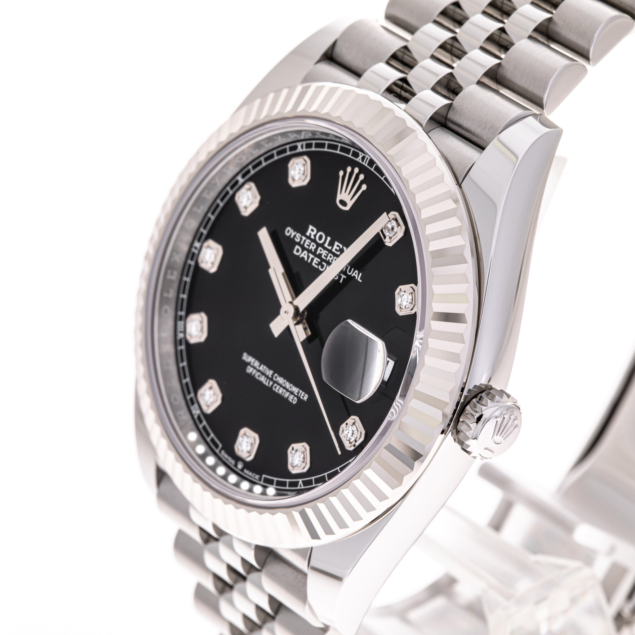 Datejust 41 Schwarz Diamant