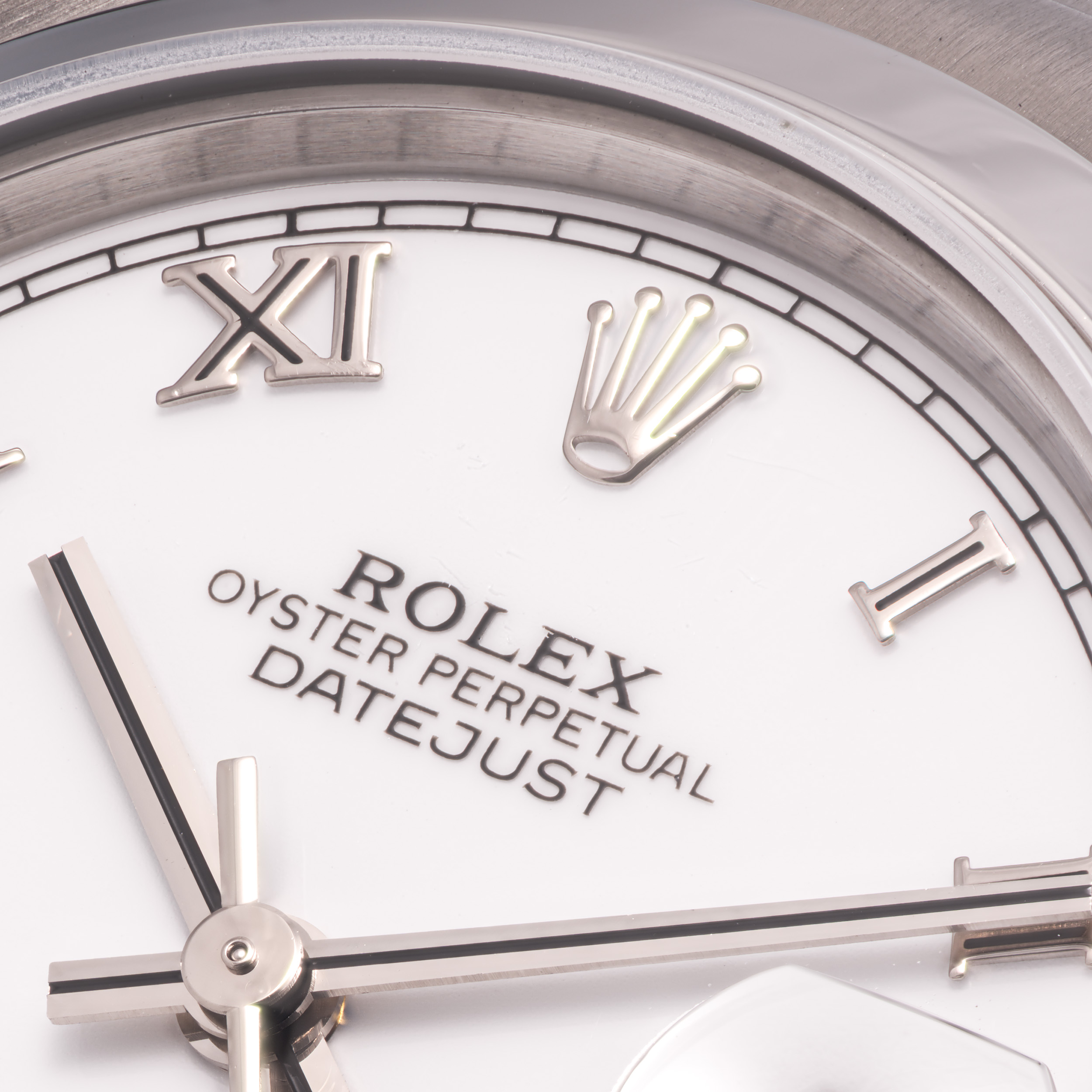 Datejust 31 Weiß Römisch