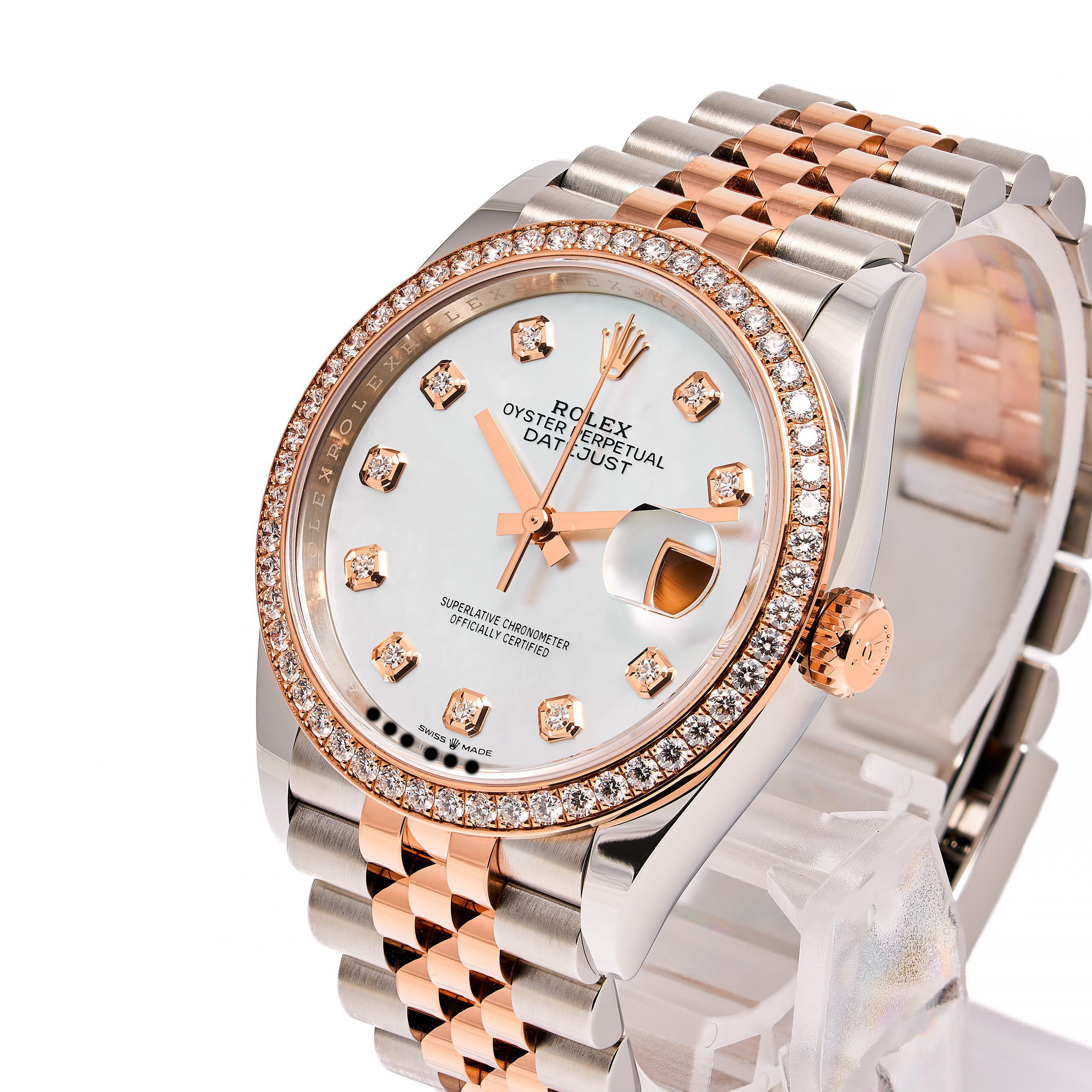 Datejust 36 Perlmutt – Original Diamanten