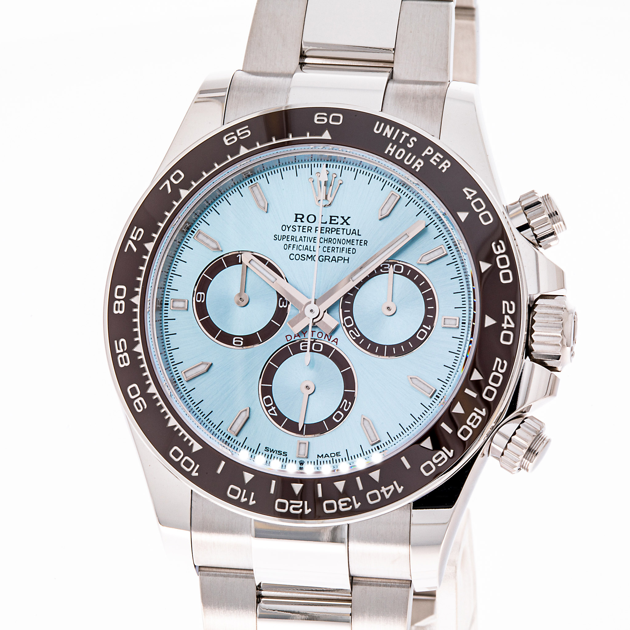Daytona Platin Ice Blau 40
