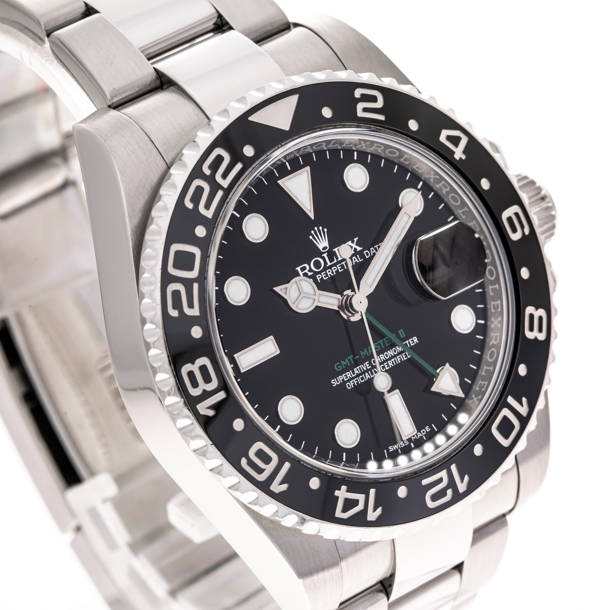 GMT-Master II Schwarz Stahl