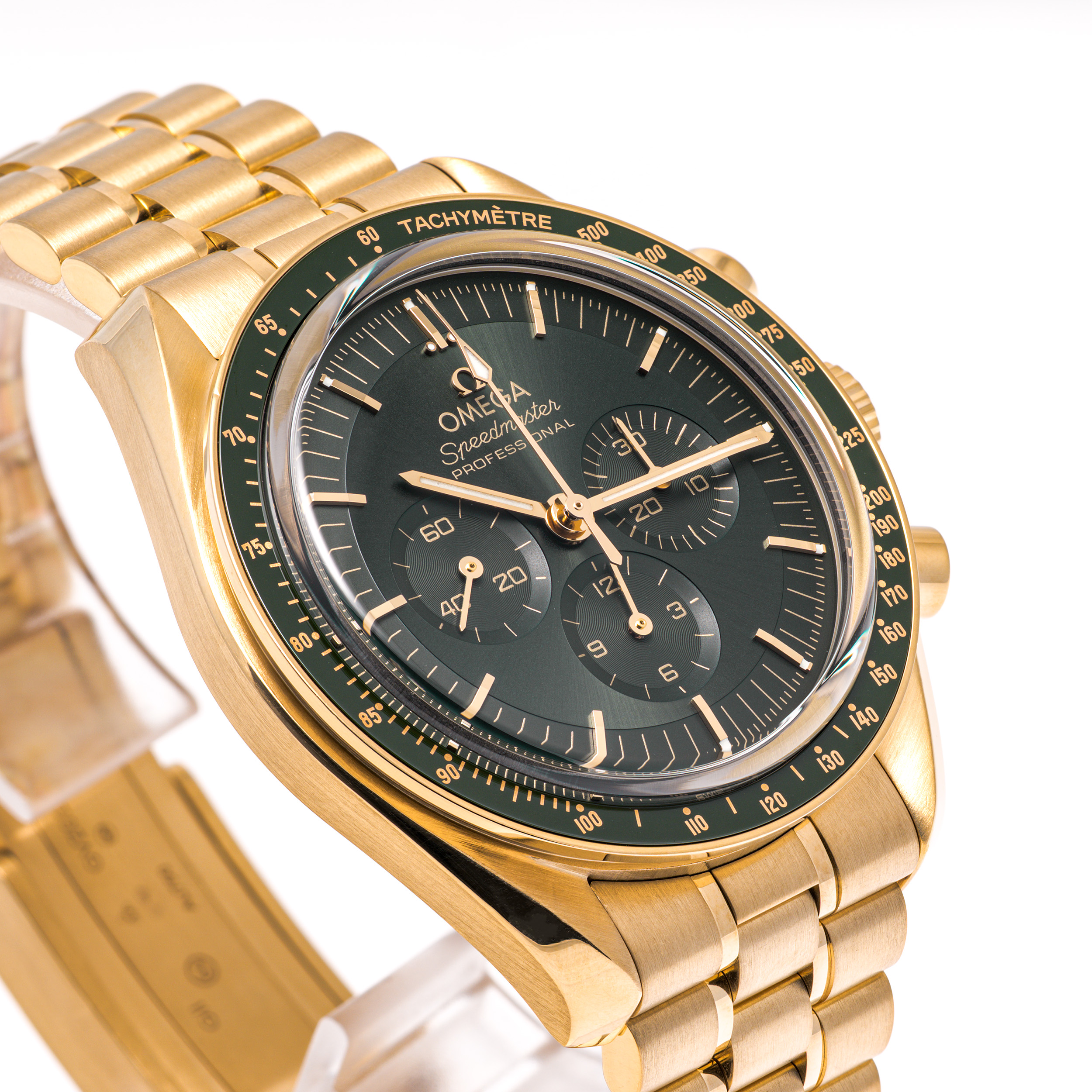 Speedmaster Moonwatch Gelbgold 42
