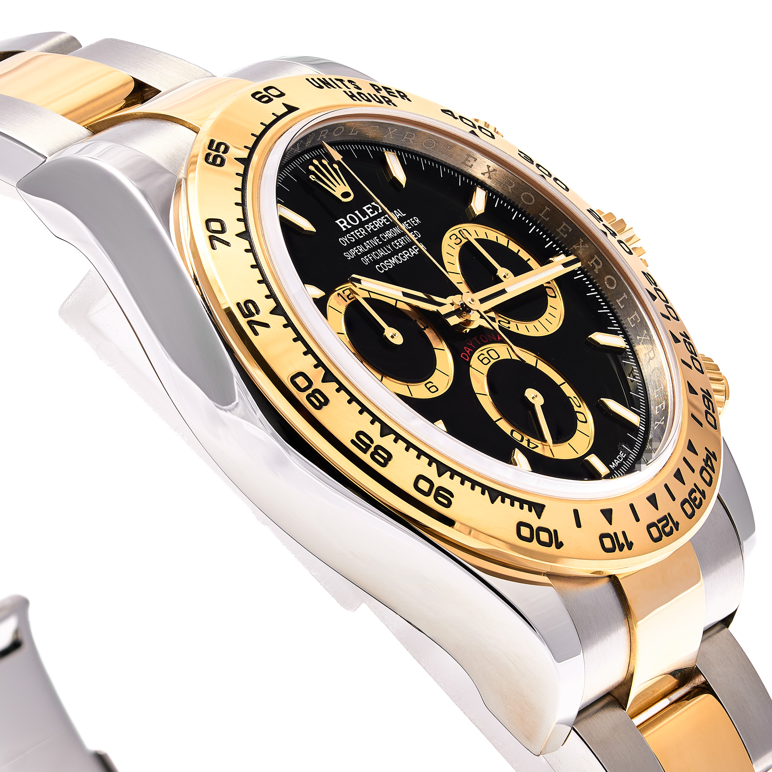 Daytona Stahl Gold Schwarz