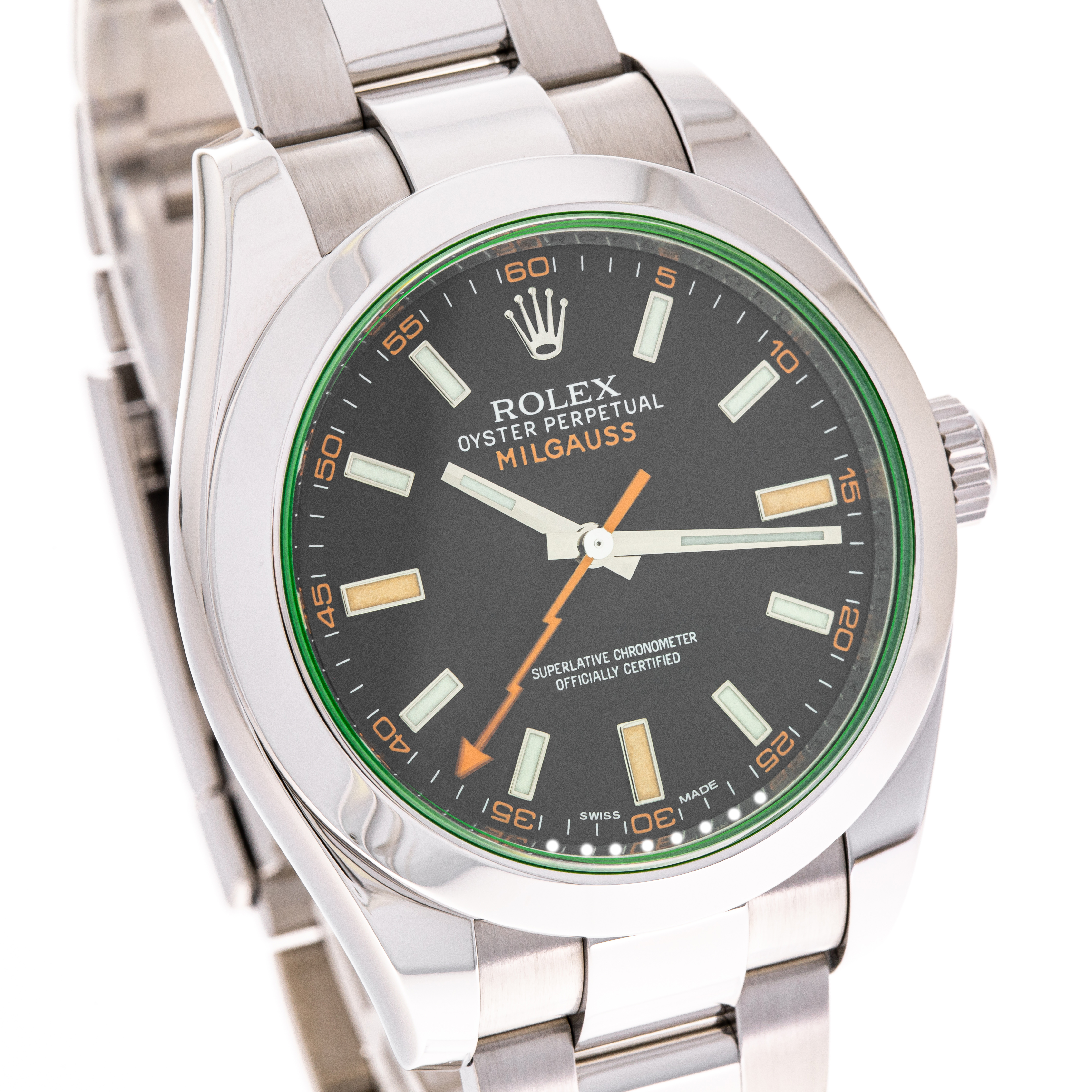 Milgauss 40 Schwarz Orange