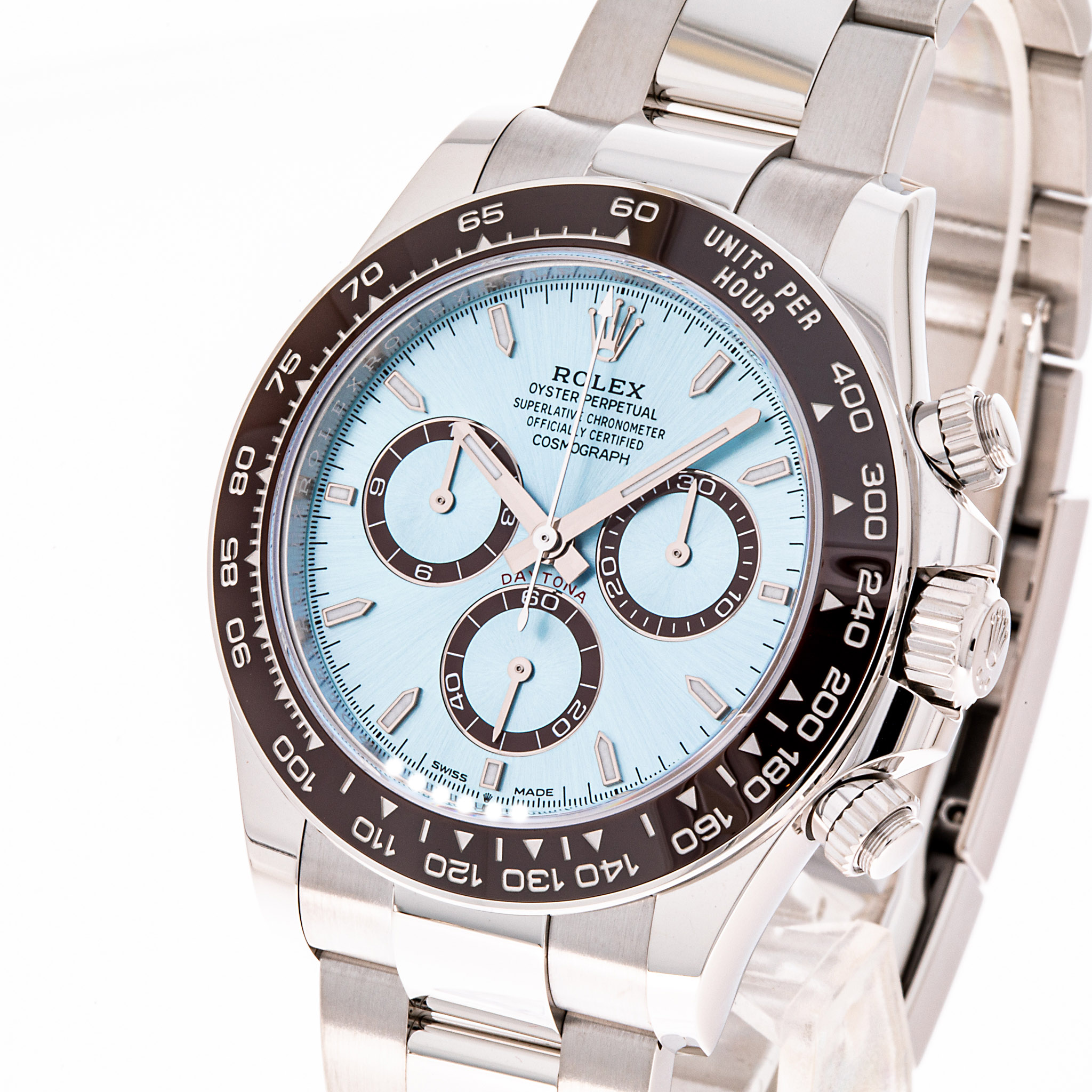 Daytona Platin Ice Blau 40