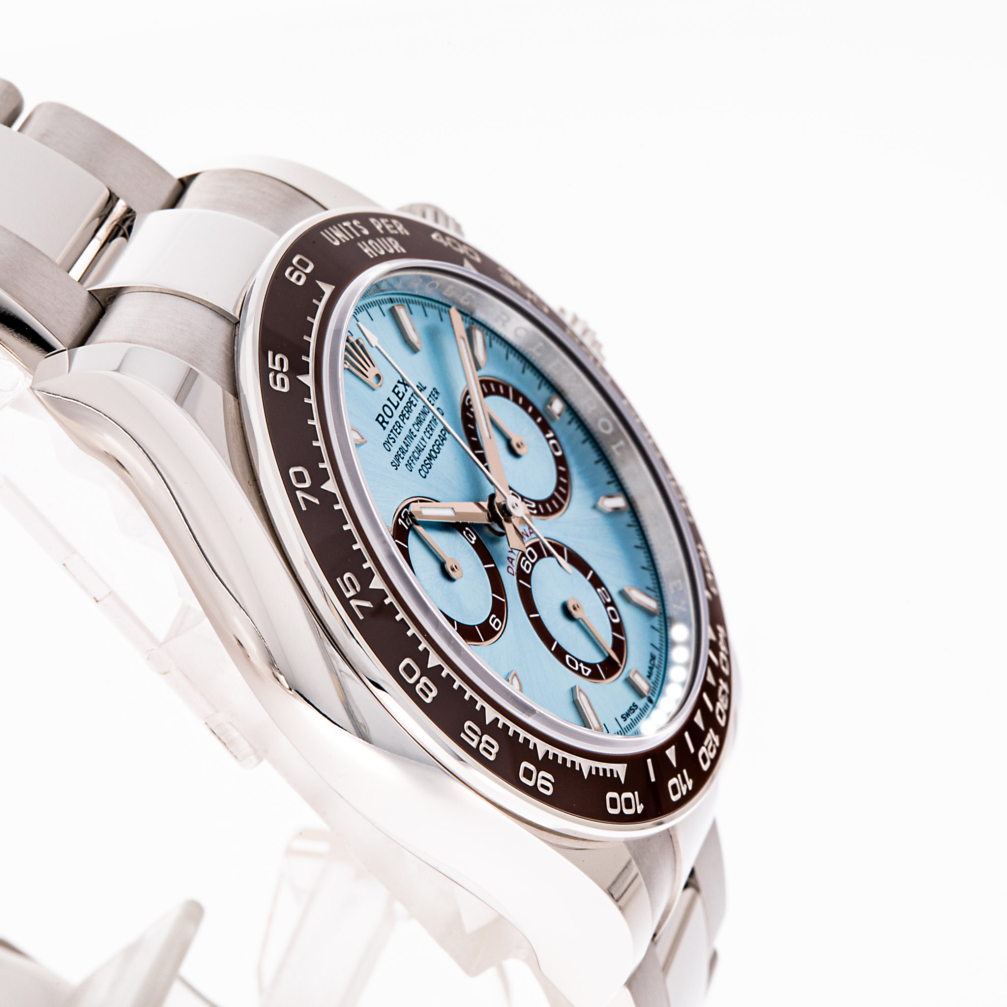 Daytona Platin Ice Blau 40