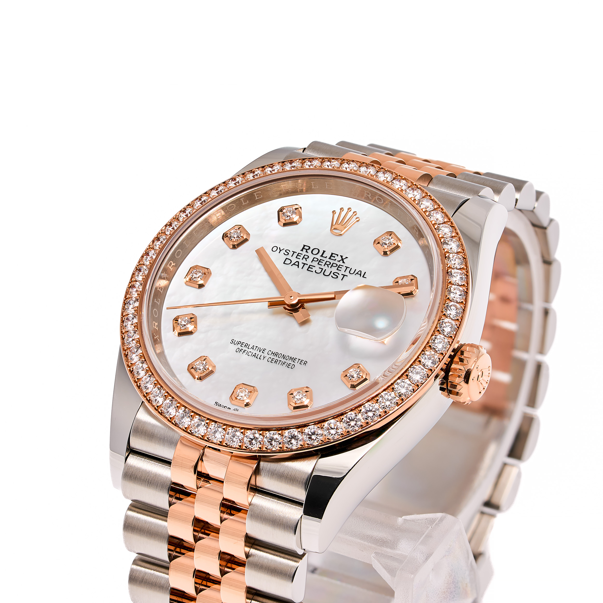 Datejust 36 Perlmutt – Original Diamanten