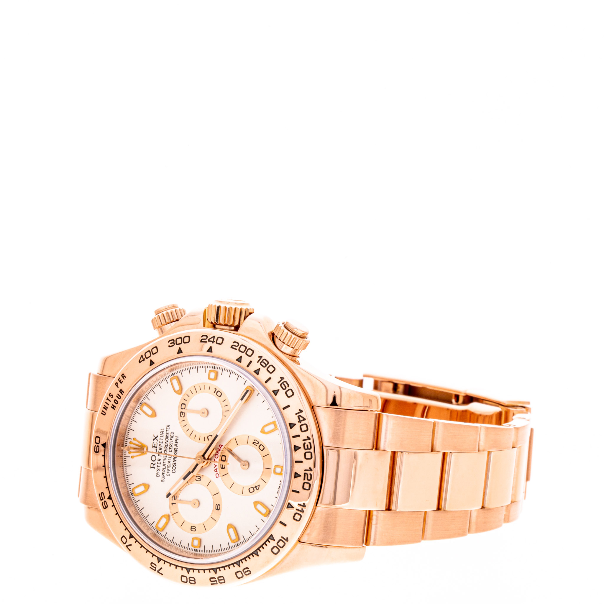 Daytona 40 Roségold Weiß