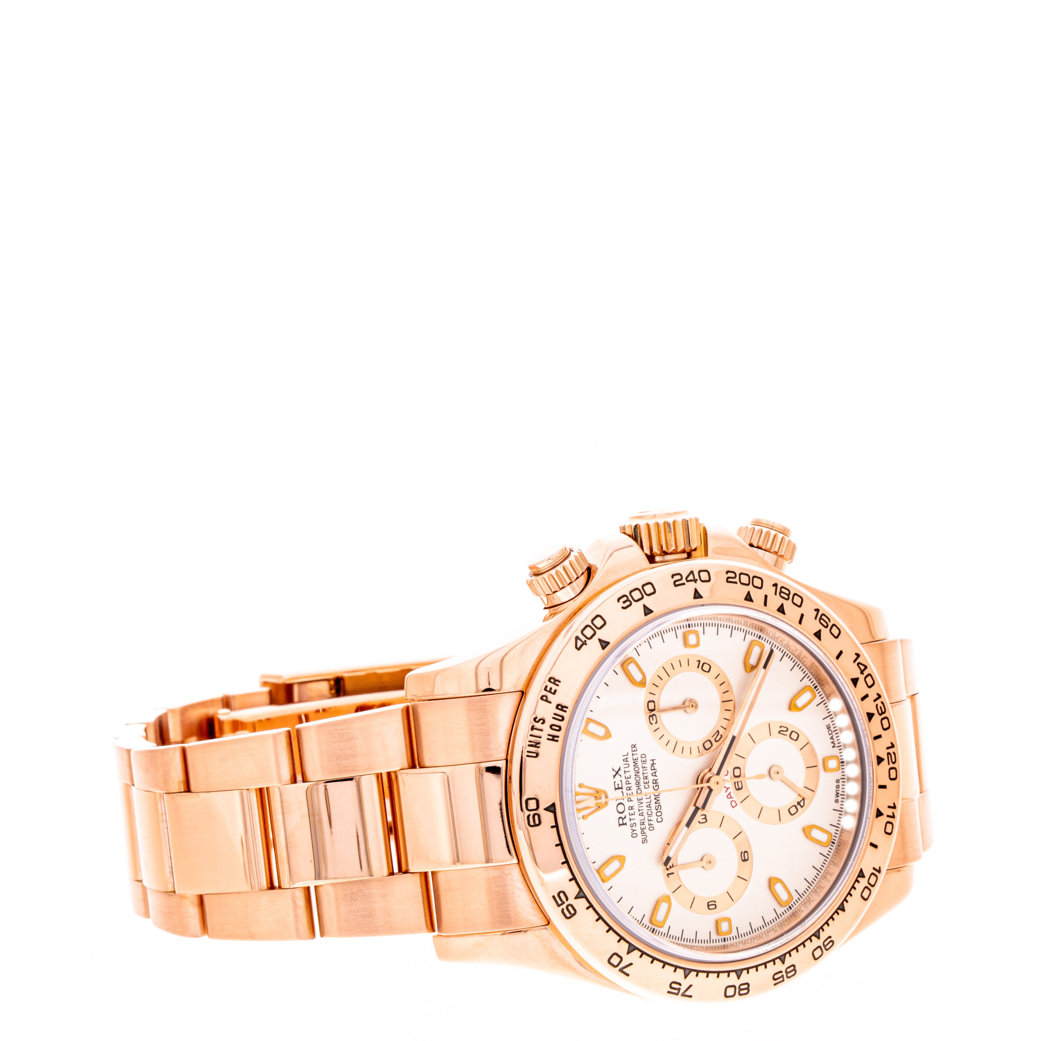 Daytona 40 Roségold Weiß