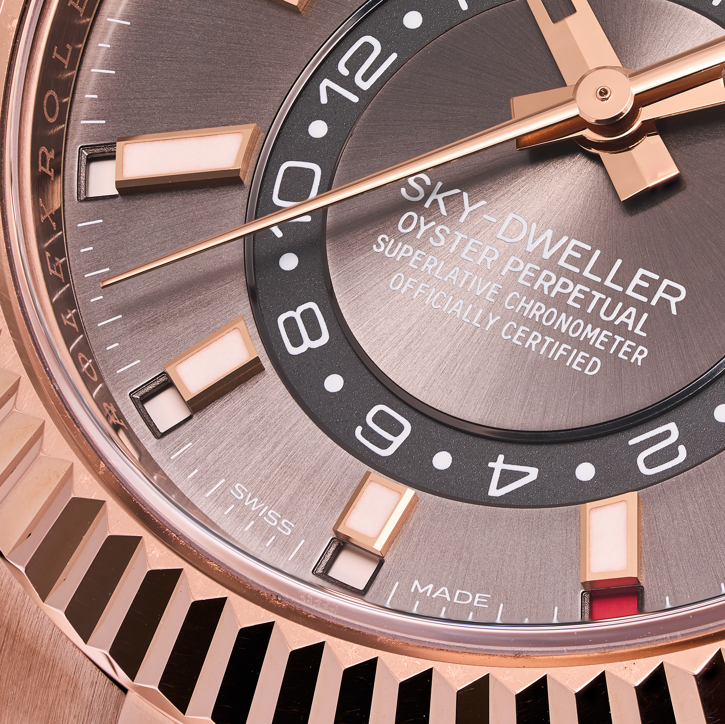 Sky-Dweller Rosegold 42 Grau