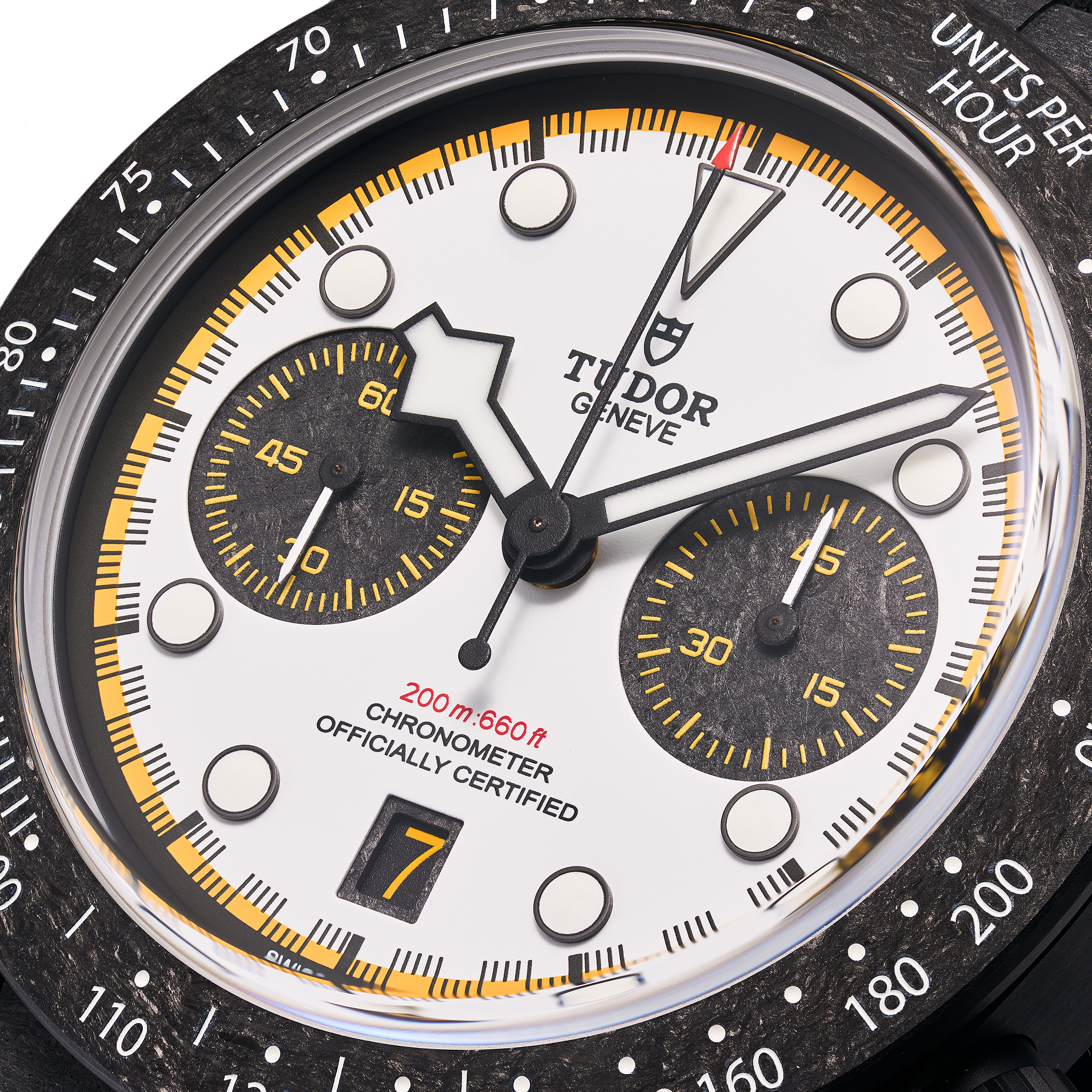 Black Bay Chrono Carbon Limited Weiß
