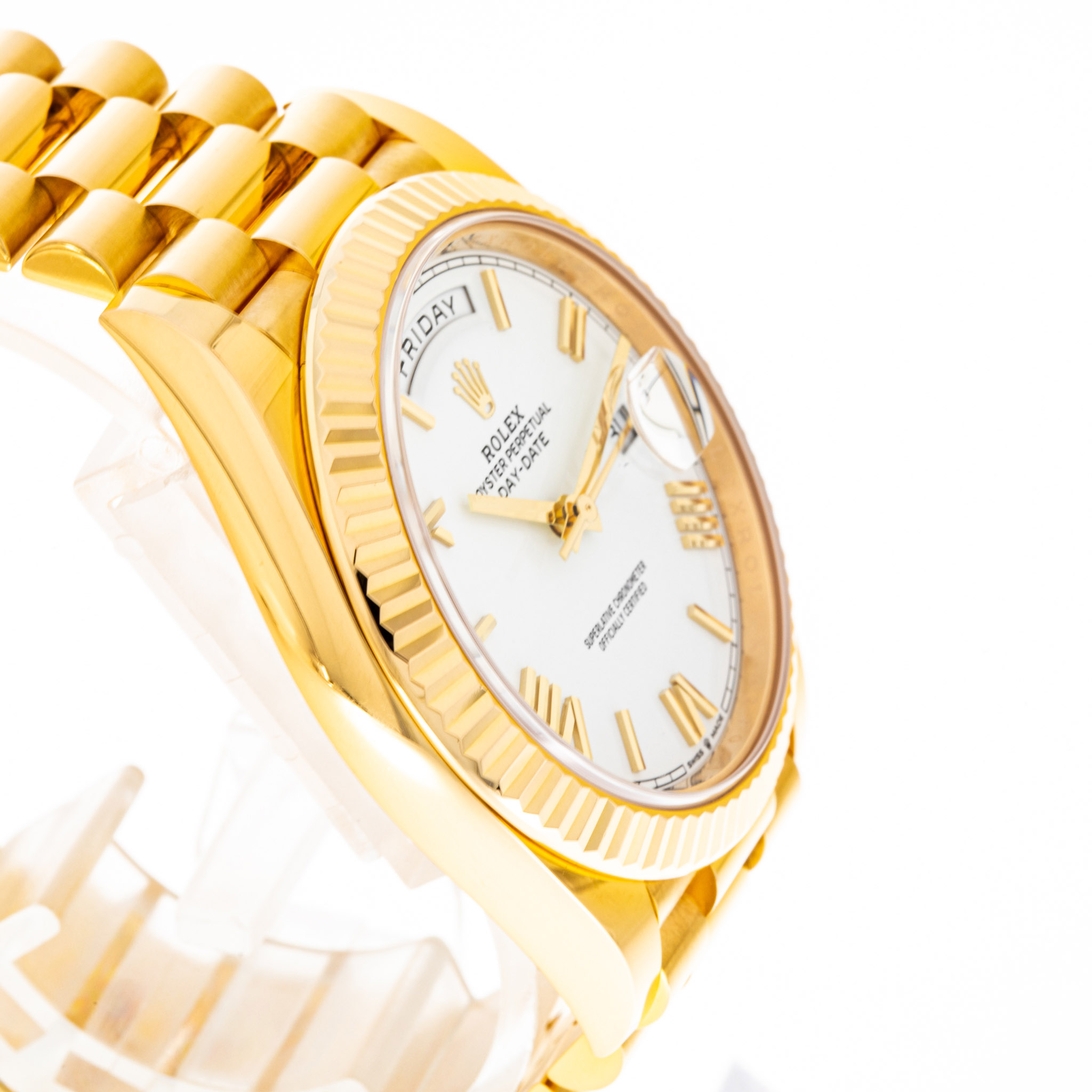 Day-Date 40 Gelbgold Weiß