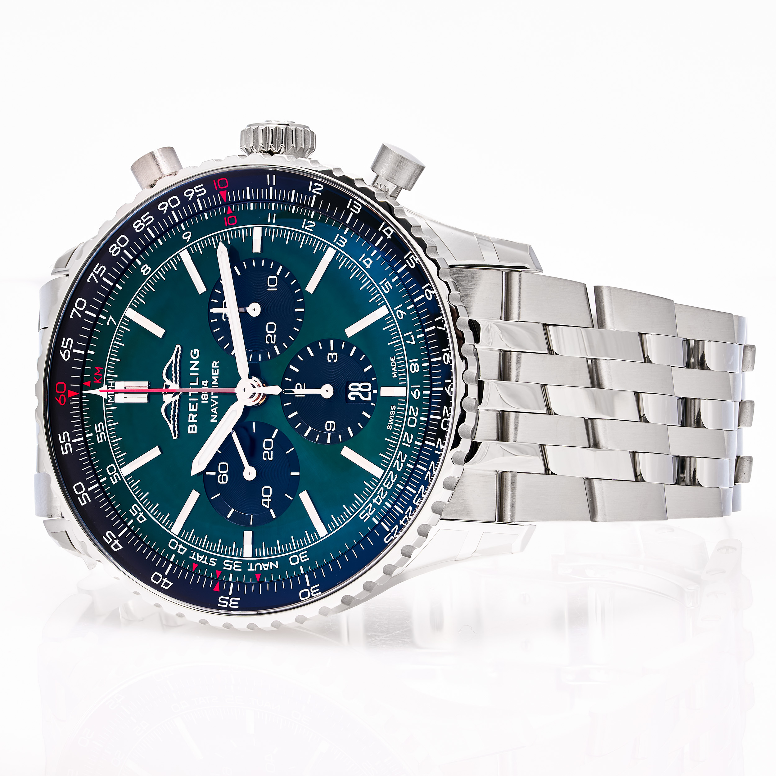 Navitimer 1 B01 Chrono 46 Grün