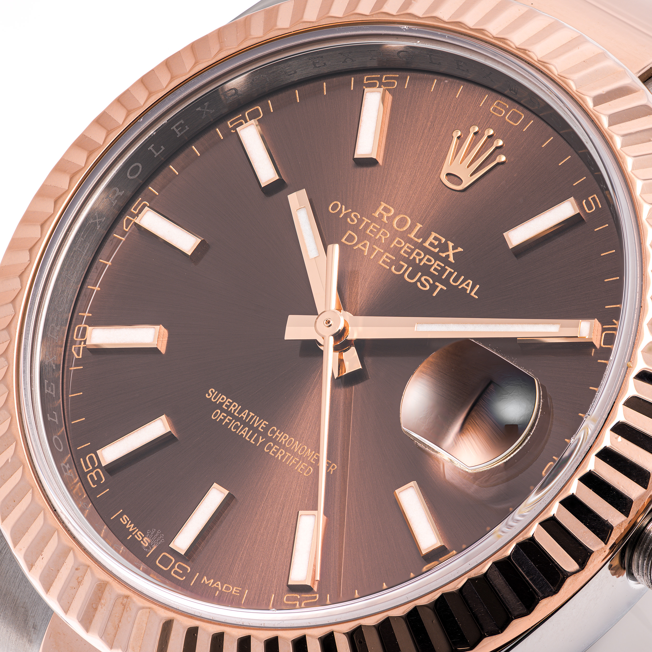 Datejust 41 Chocolate Oyster Stahl/Roségold