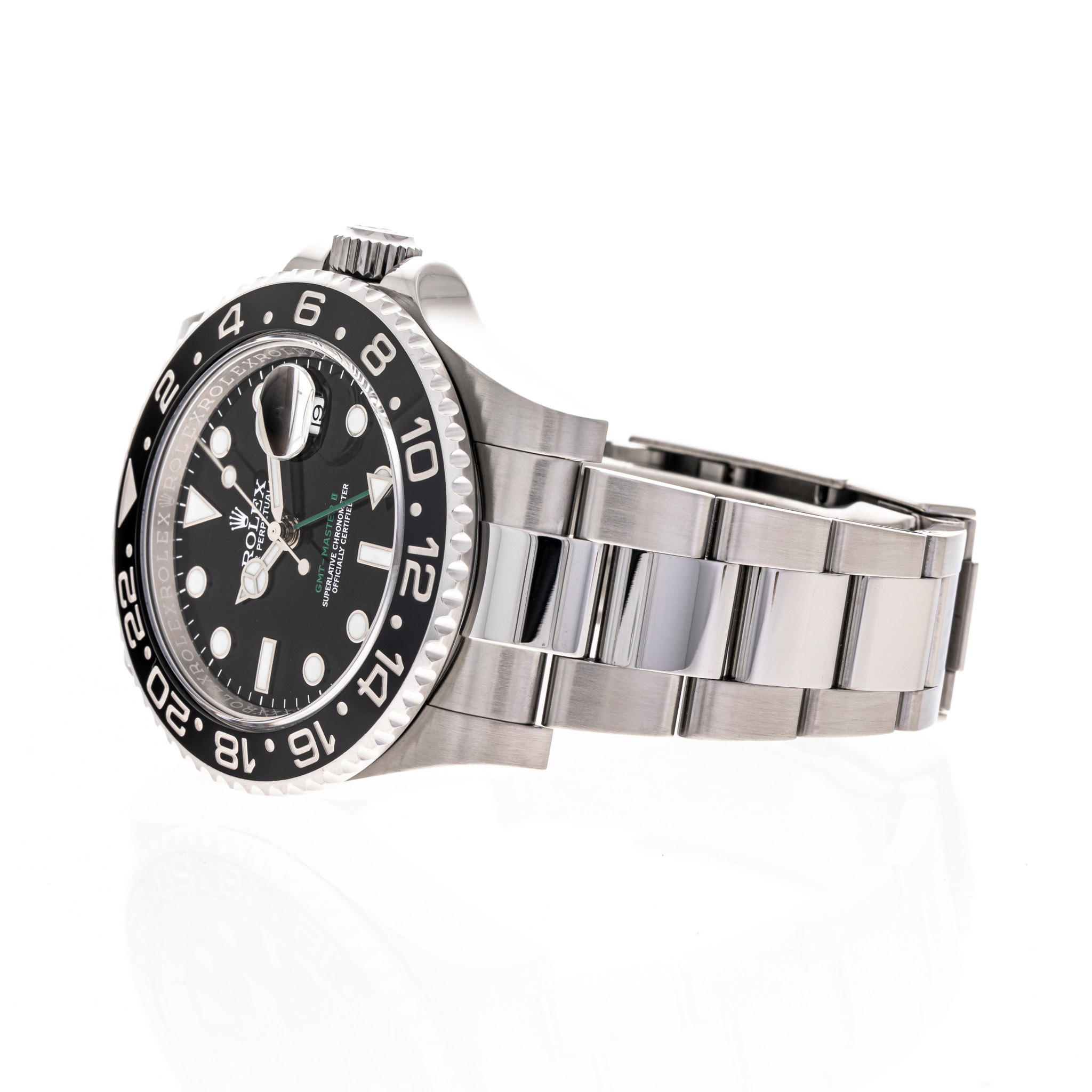 GMT-Master II Schwarz Stahl