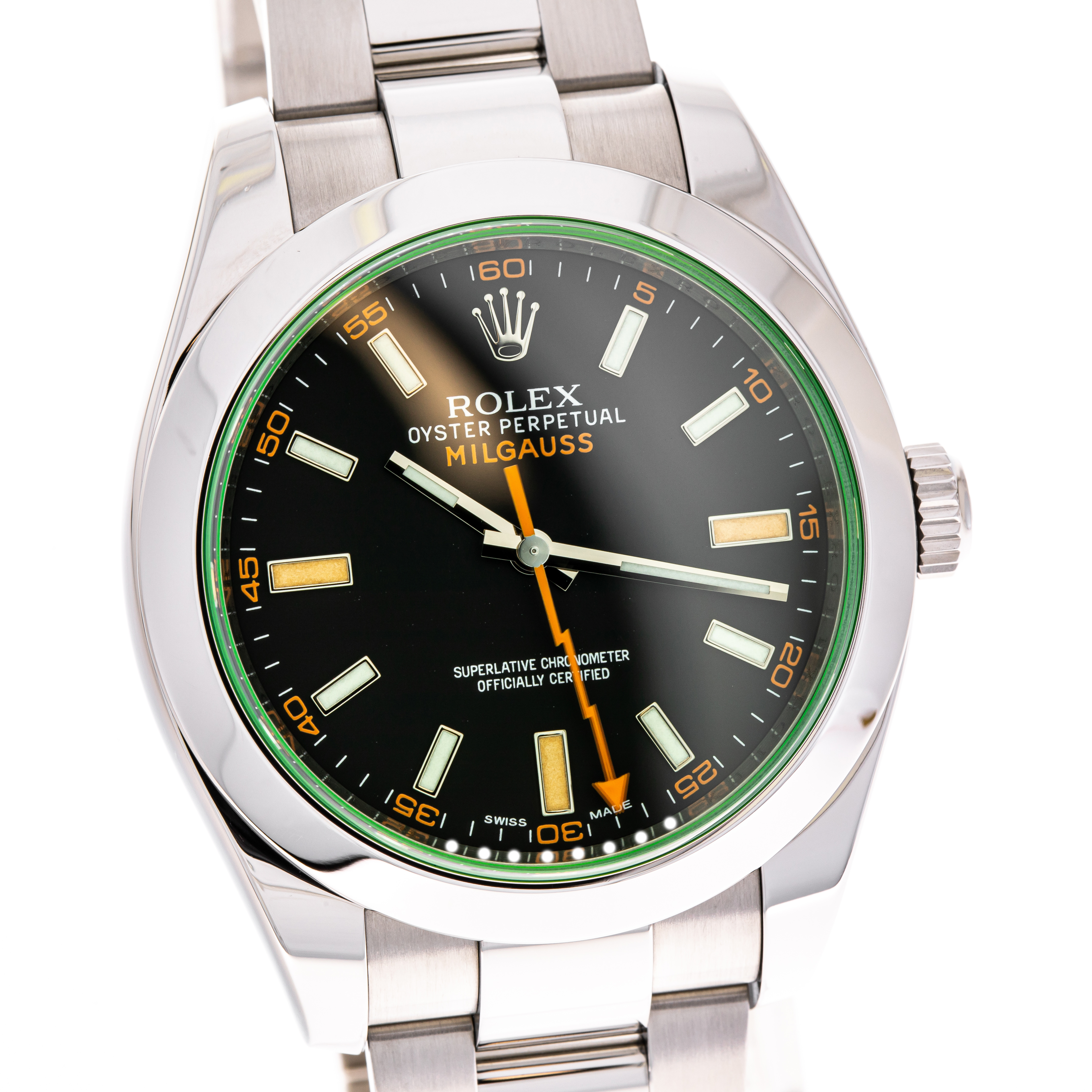 Milgauss 40 Schwarz Orange