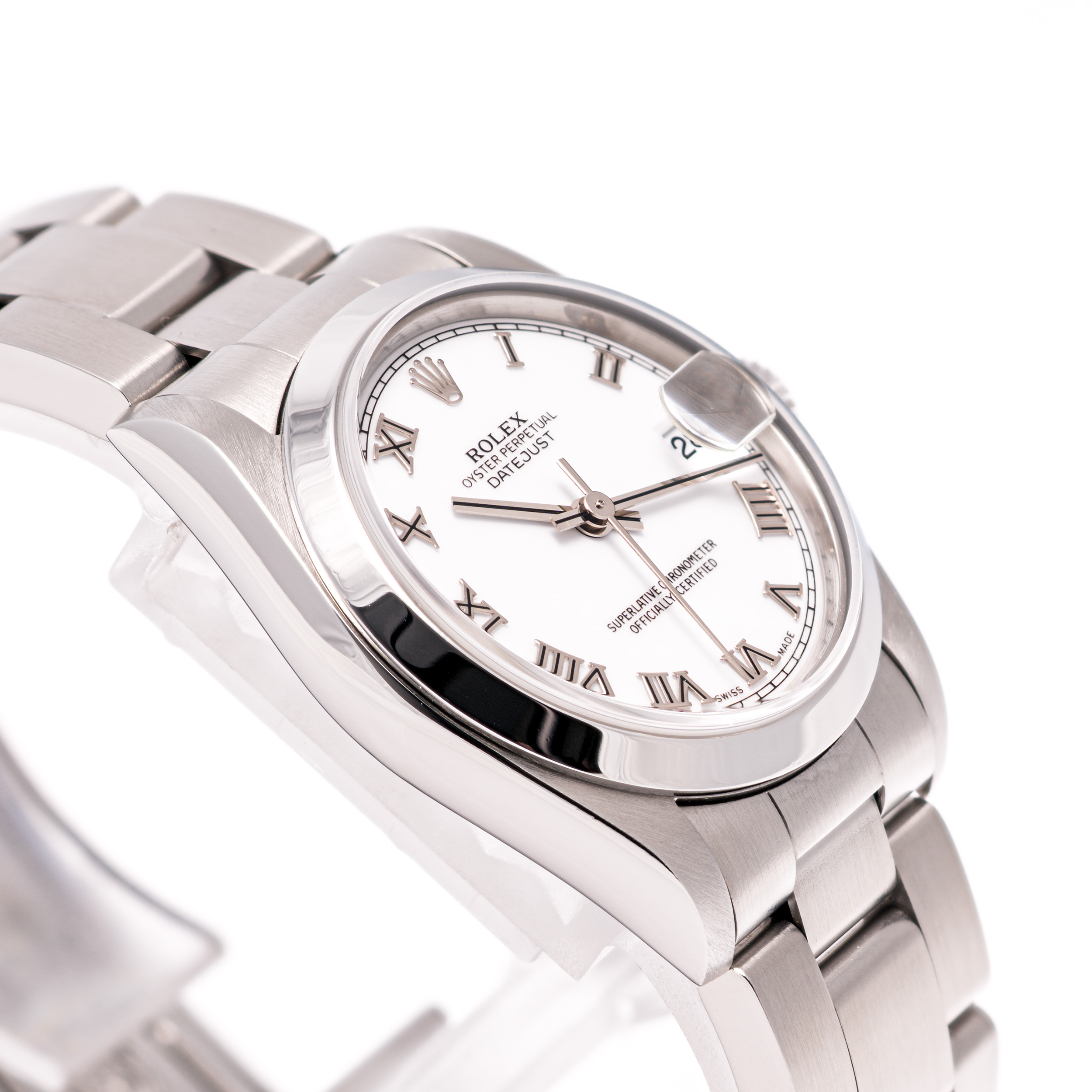 Datejust 31 Weiß Römisch