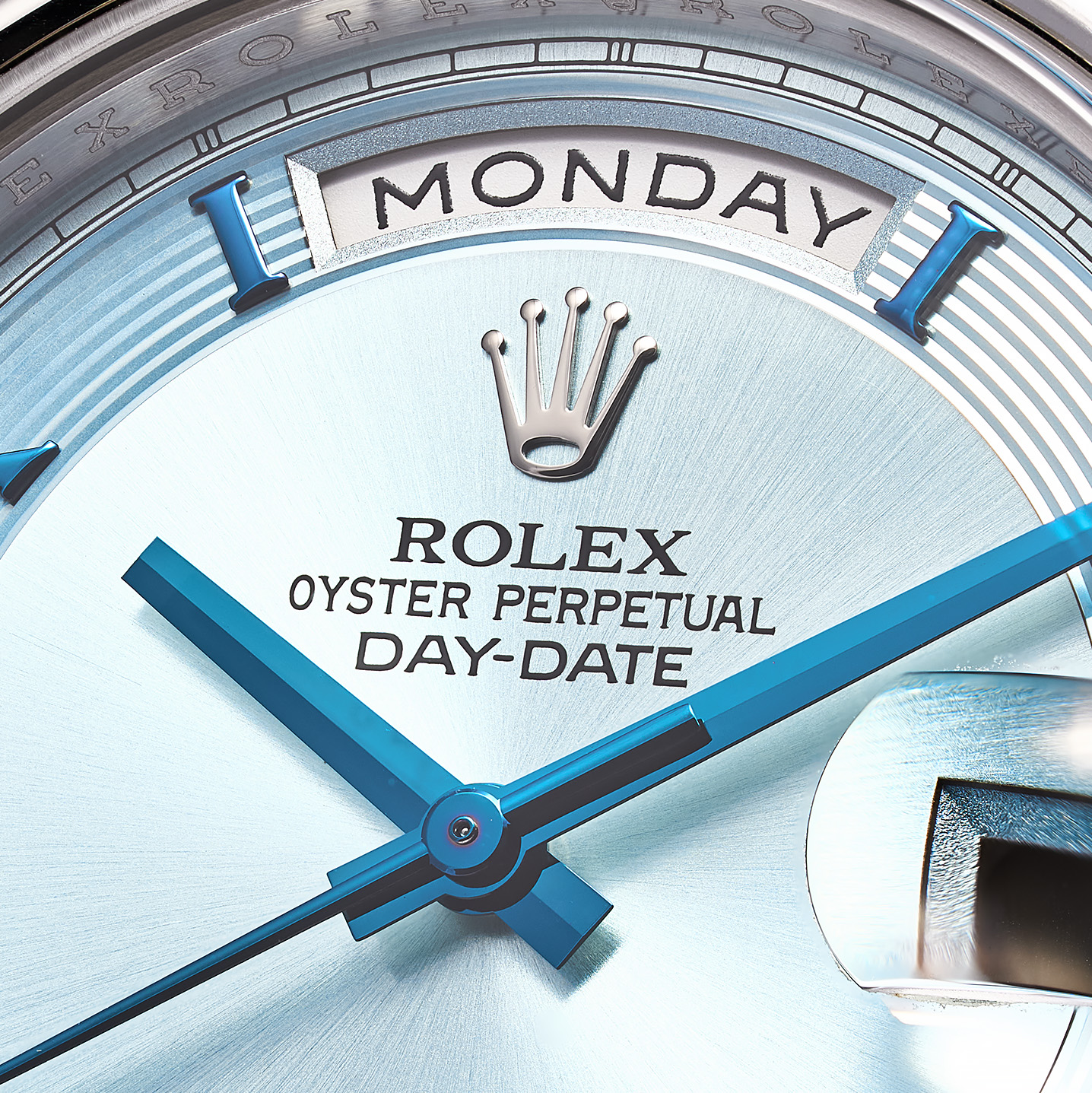 Day-Date II 41 Ice Blau
