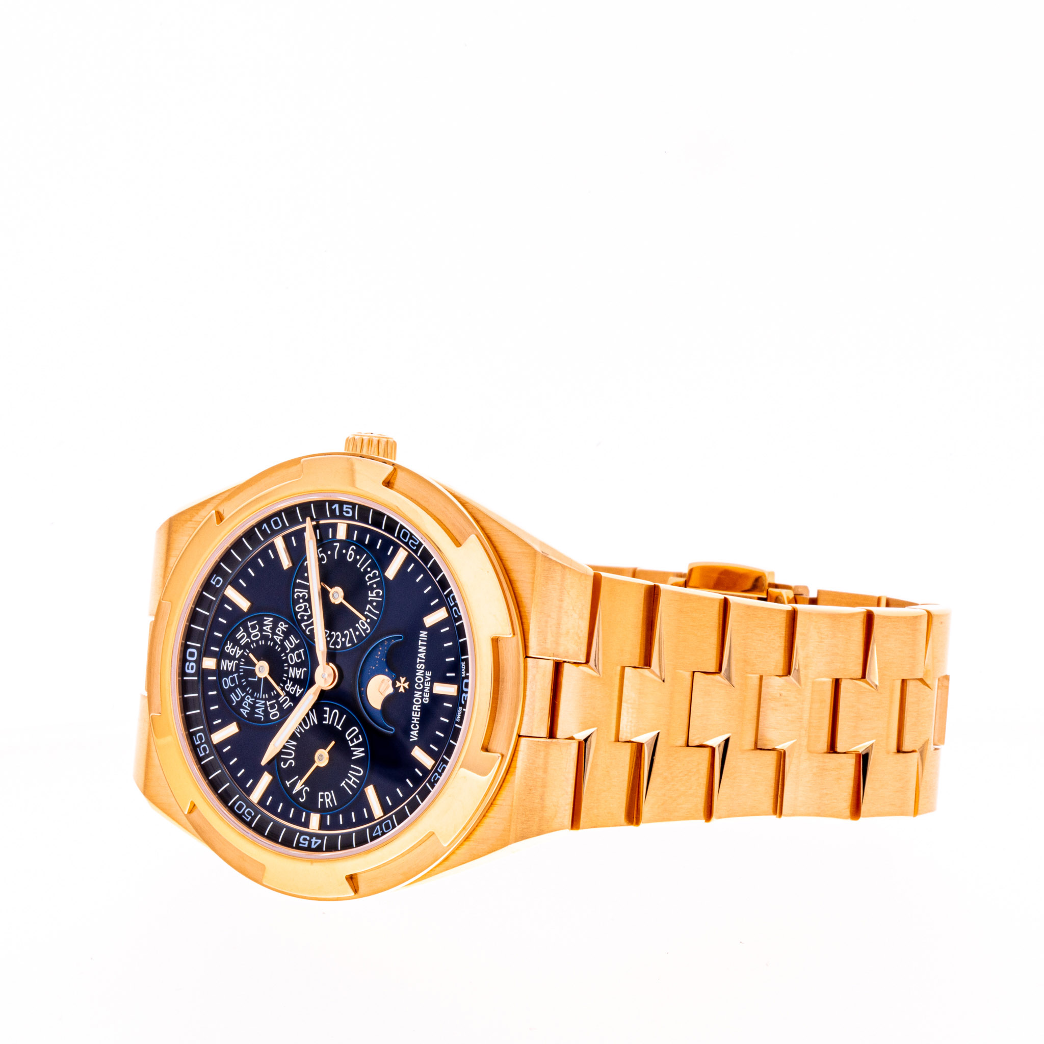 Overseas Perpetual Calendar Blau