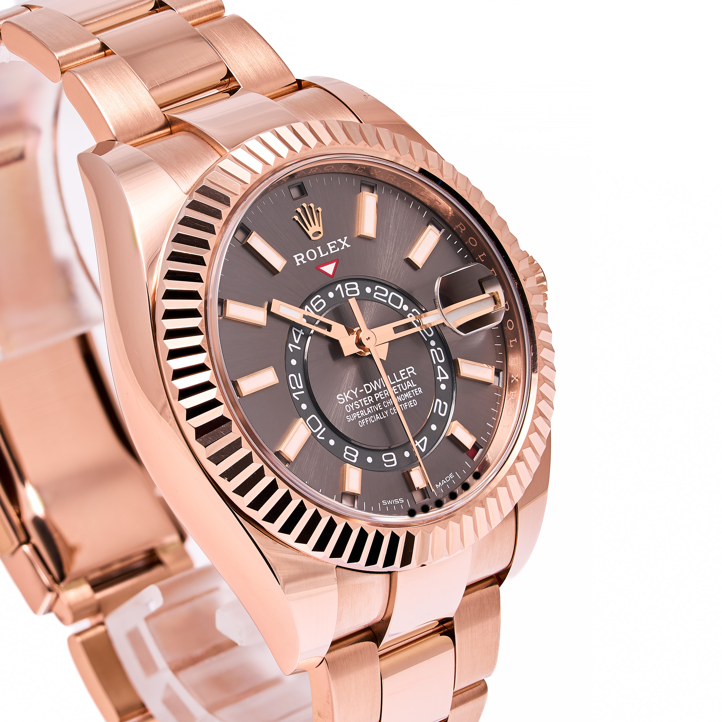 Sky-Dweller Rosegold 42 Grau