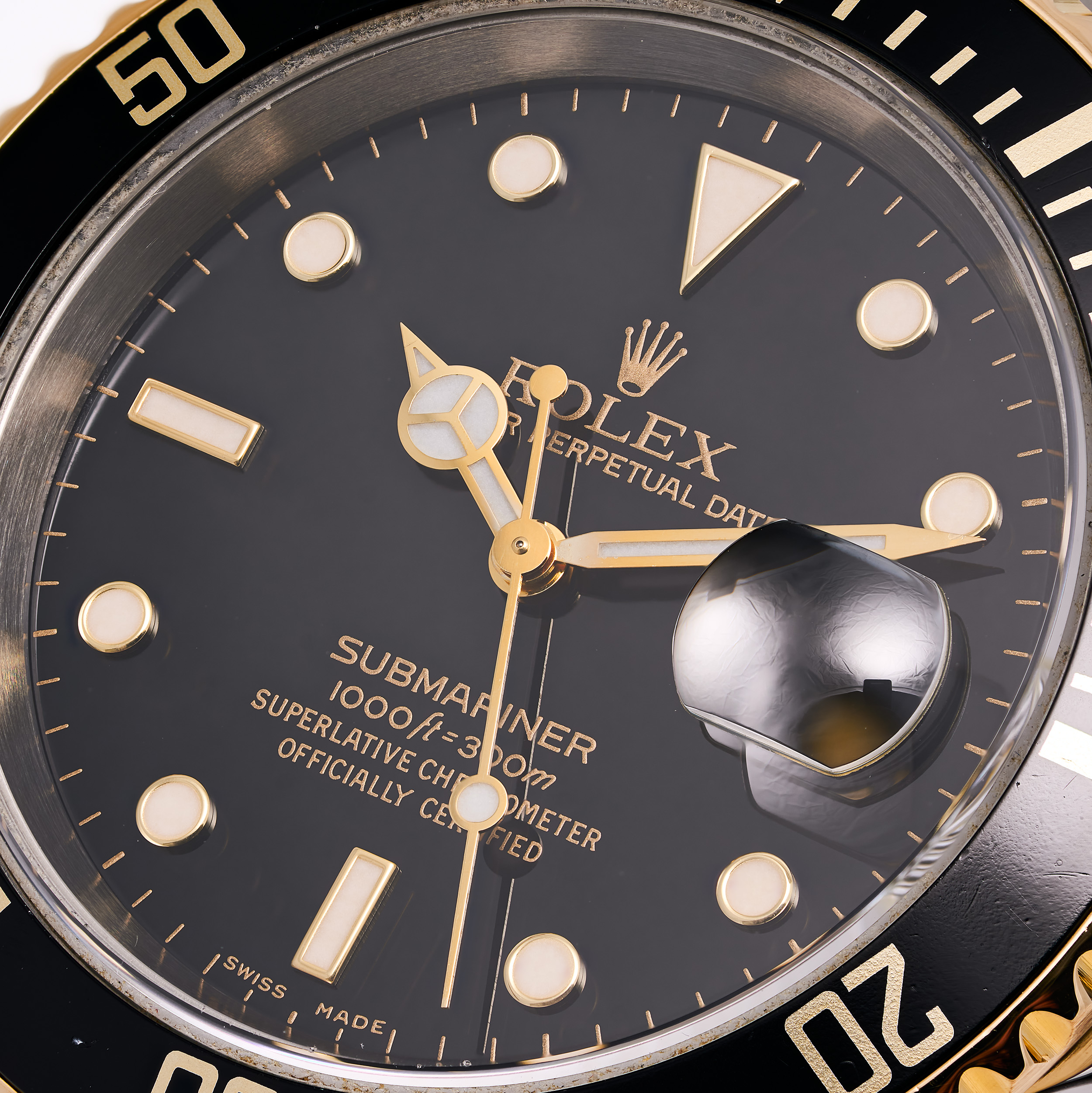 Submariner Date 40 Stahl/Gold Schwarz