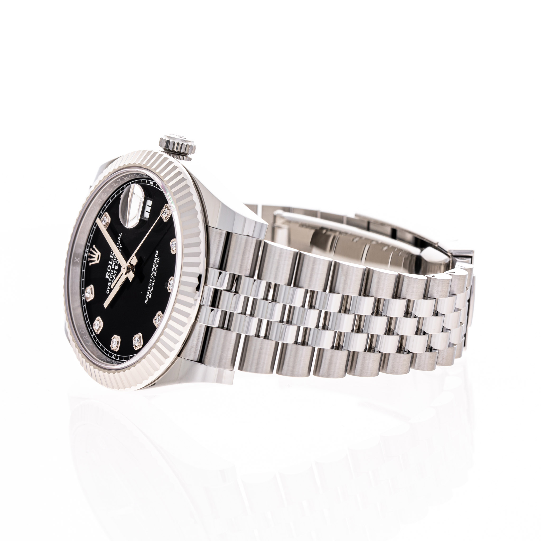 Datejust 41 Schwarz Diamant